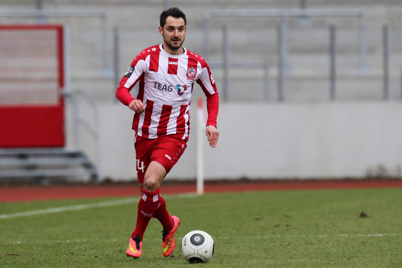 Judt RW Erfurt 3. Liga Abgänge Juri Judt im Trikot von Rot-Weiß Erfurt.