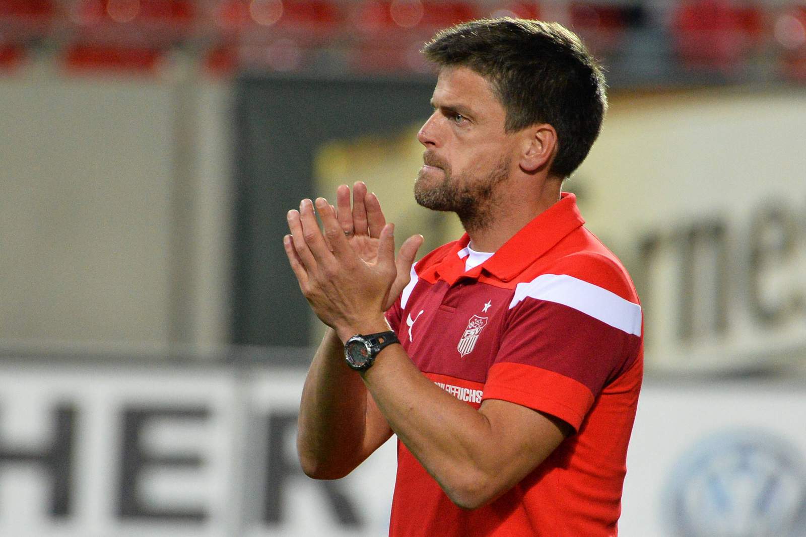 Ziegner Trainer FSV Zwickau 3. Liga Torsten Ziegner, Trainer des FSV Zwickau.