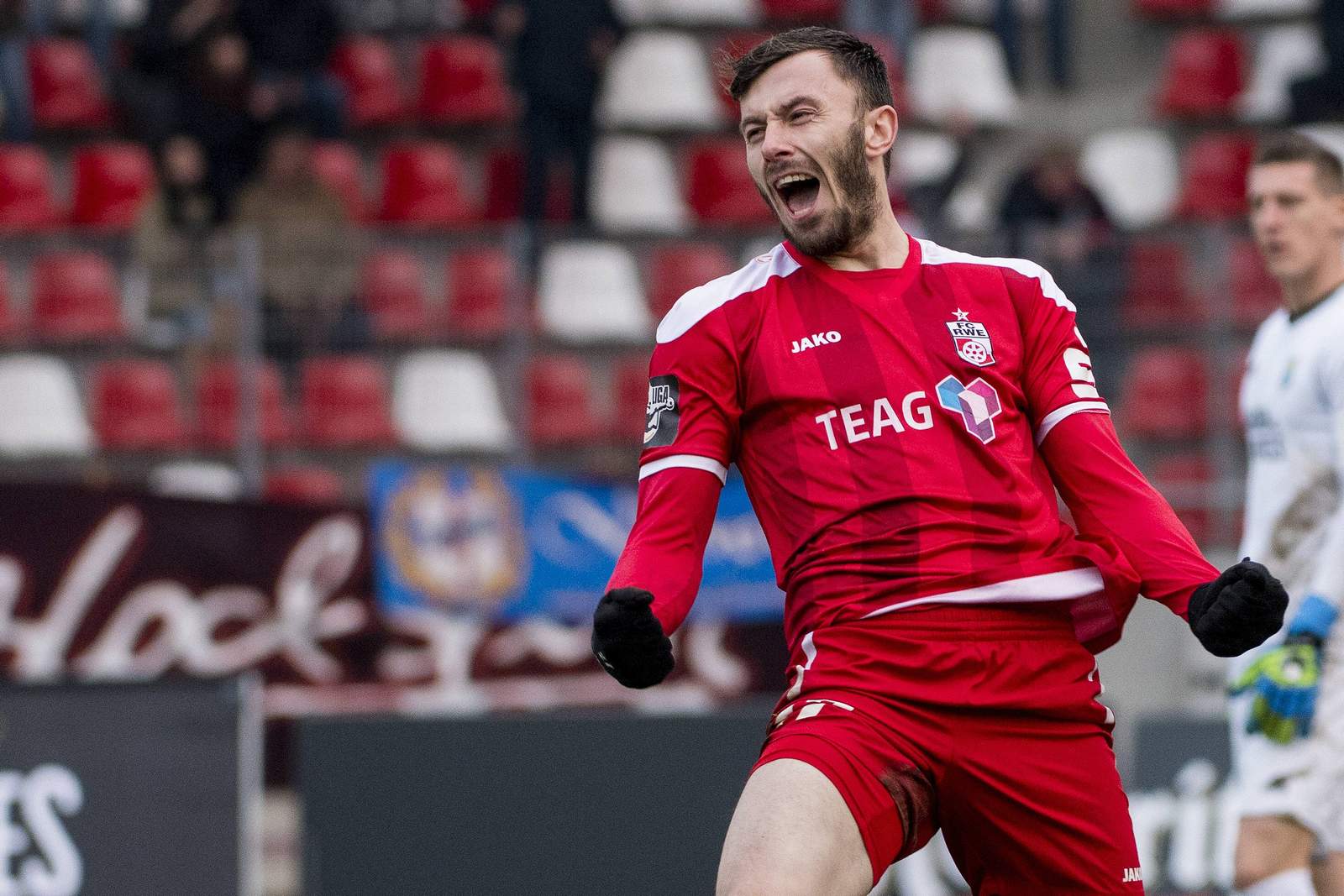 kammlott erfurt 3.liga Carsten Kammlott jubelt nach Tor für Erfurt
