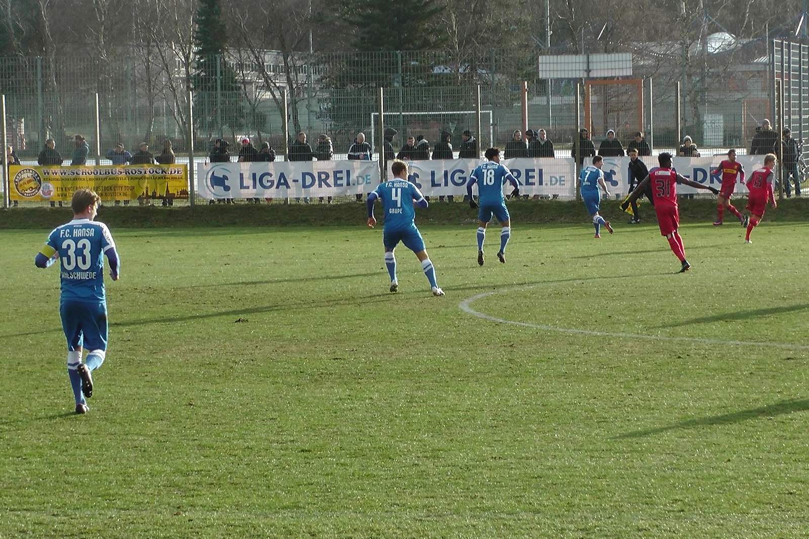 bandenwerbung liga-drei hansa rostock Liga-Drei.de Bandenwerbung bei Hansa Rostock