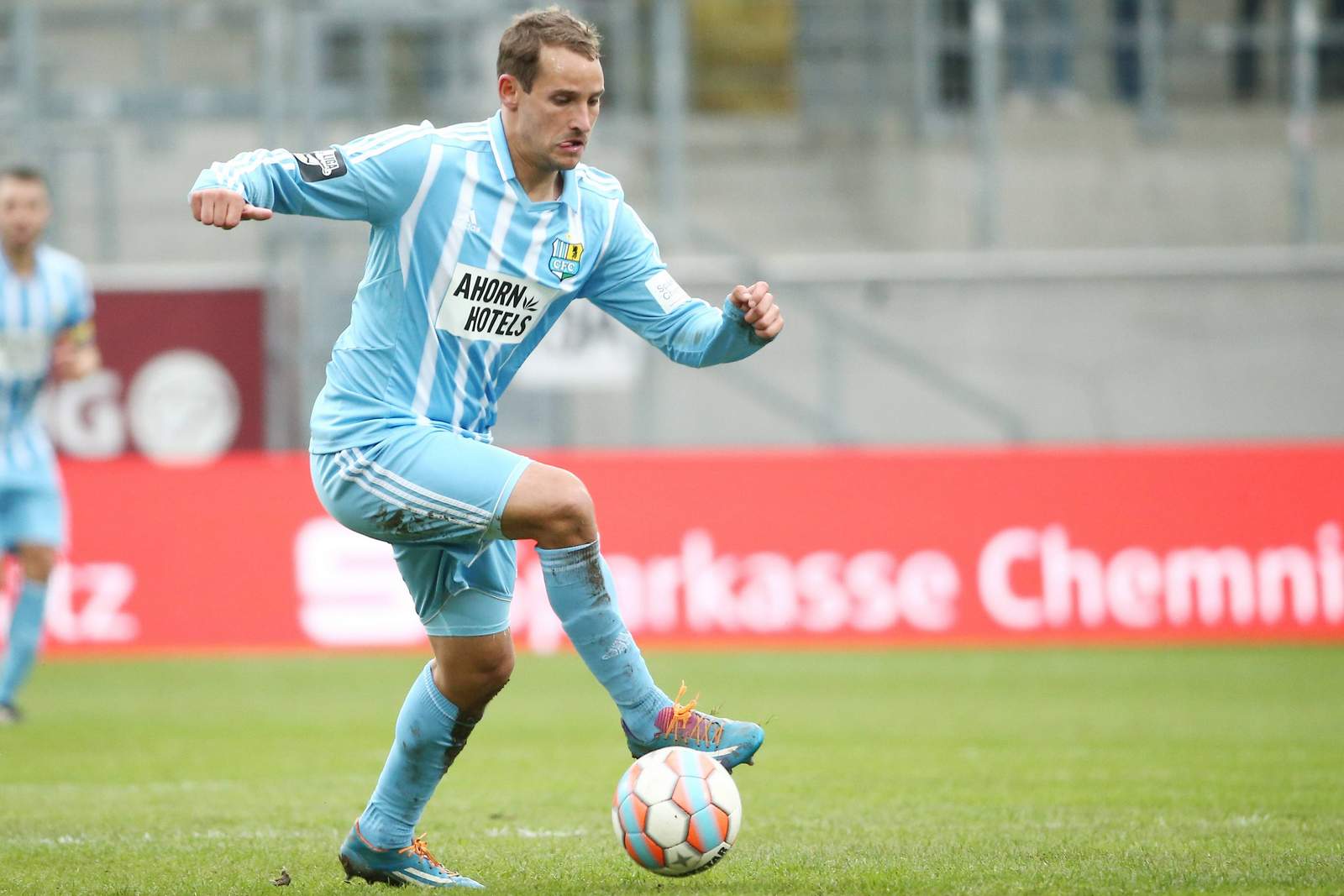 Fink Chemnitz CFC 3.Liga Anton Fink ist schon seit Ewigkeiten für den CFC am Ball.