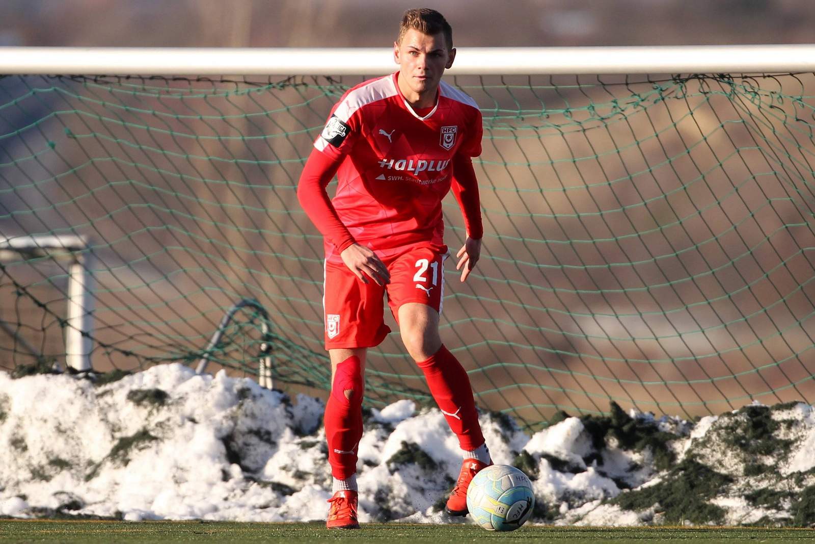 3. Liga Hallescher FC HFC André Wallenborn André Wallenborn, Linksverteidiger beim Halleschen FC