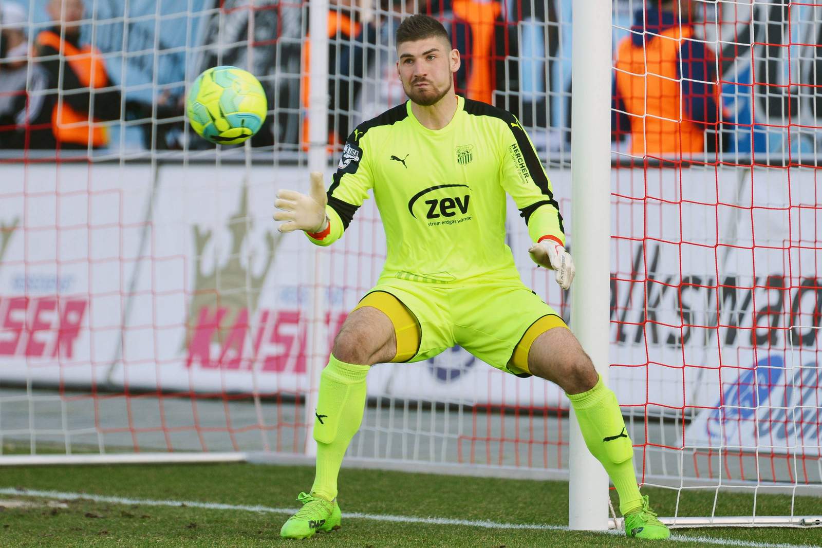Brinkies Torwart FSV Zwickau 3.Liga Johannes Brinkies, Torwart des FSV Zwickau.