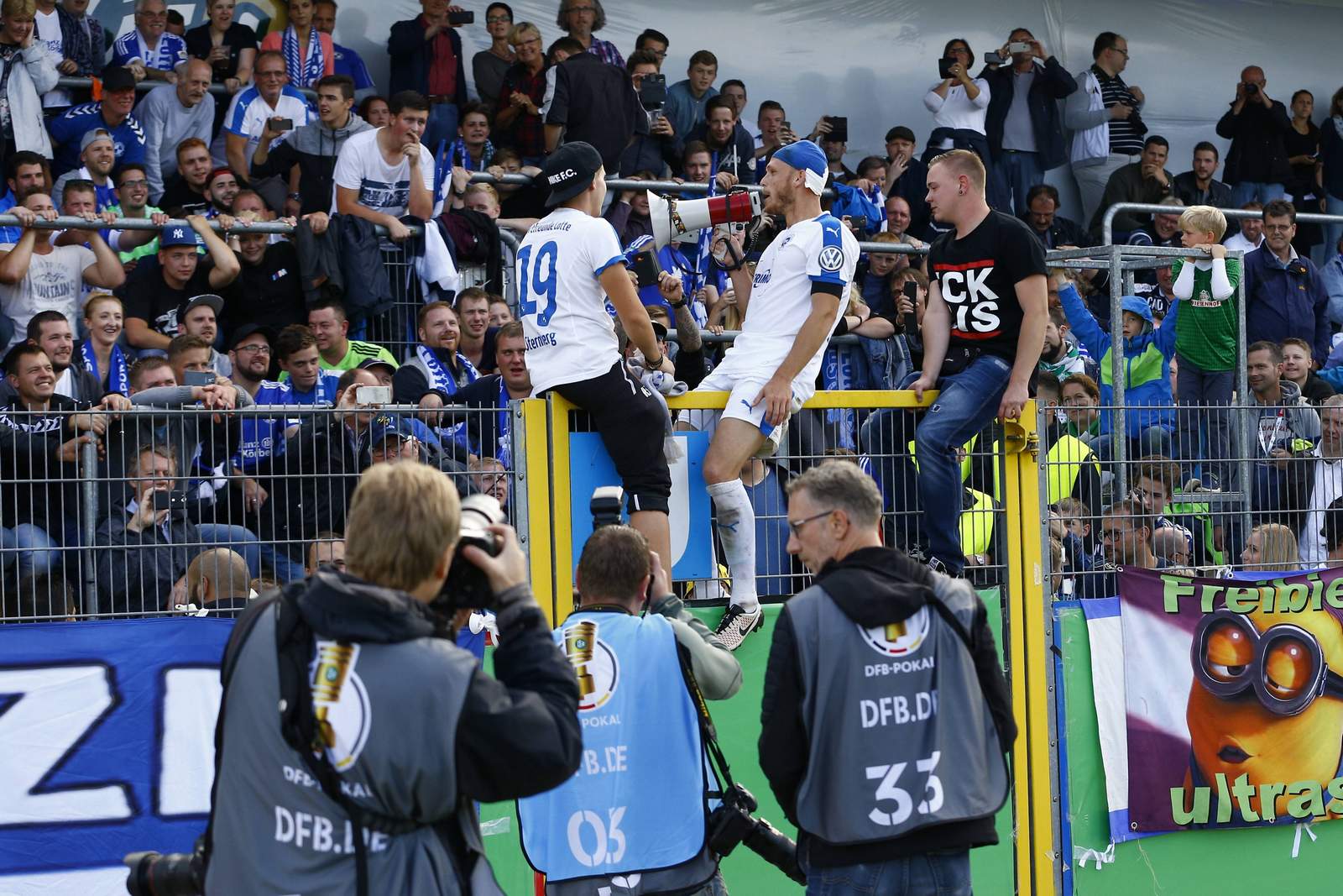 Sollen am Saisonende wieder feiern können: Sportfreunde Lotte