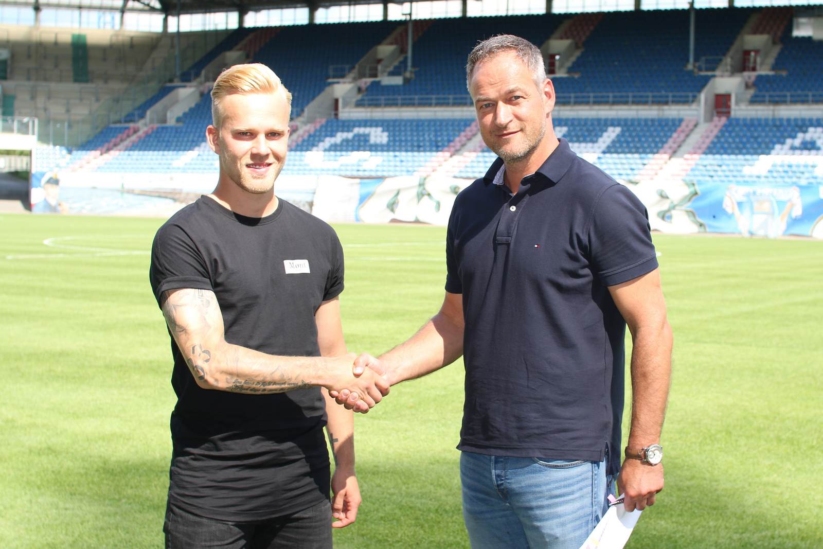 marcel hilßner, rené schneider, hansa rostock, 3. liga Marcel Hilßner und René Schneider