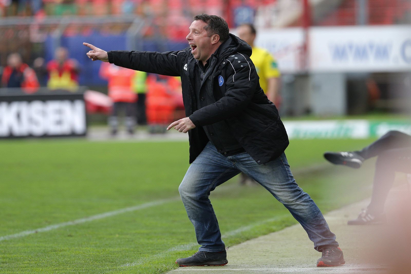 3. Liga KSC Markus Kauczinski Trainer Markus Kauczinski