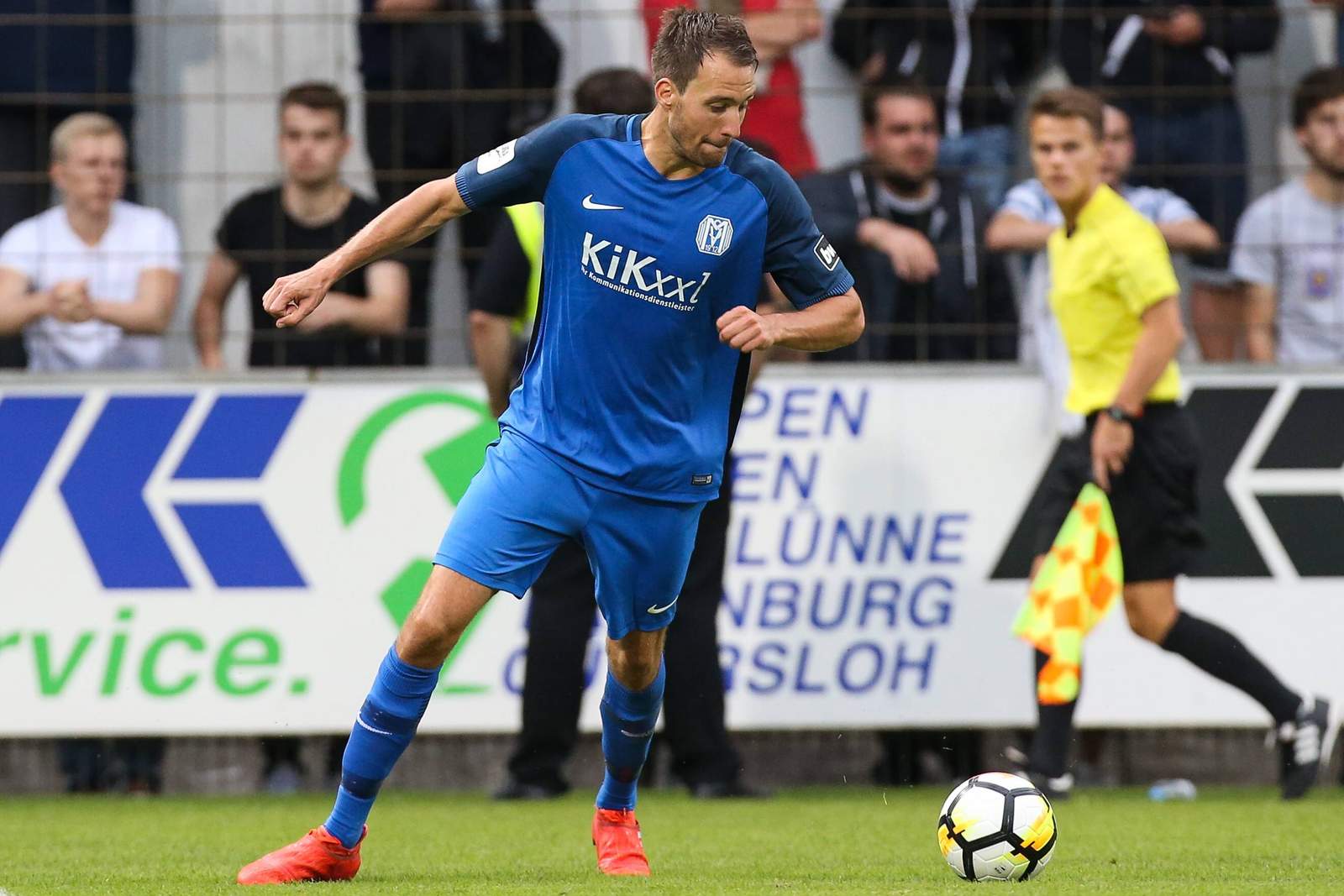 steffen puttkammer, sv meppen, 3. liga Steffen Puttkammer am Ball für Meppen. Wie geht das Spiel der Emsländer gegen den FSV Zwickau aus? Jetzt darauf wetten!