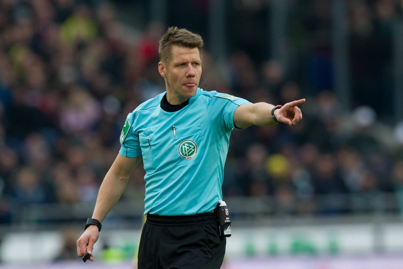 ittrich schiedsrichter 3.liga Patrick Ittrich beim Spiel der 3.Liga