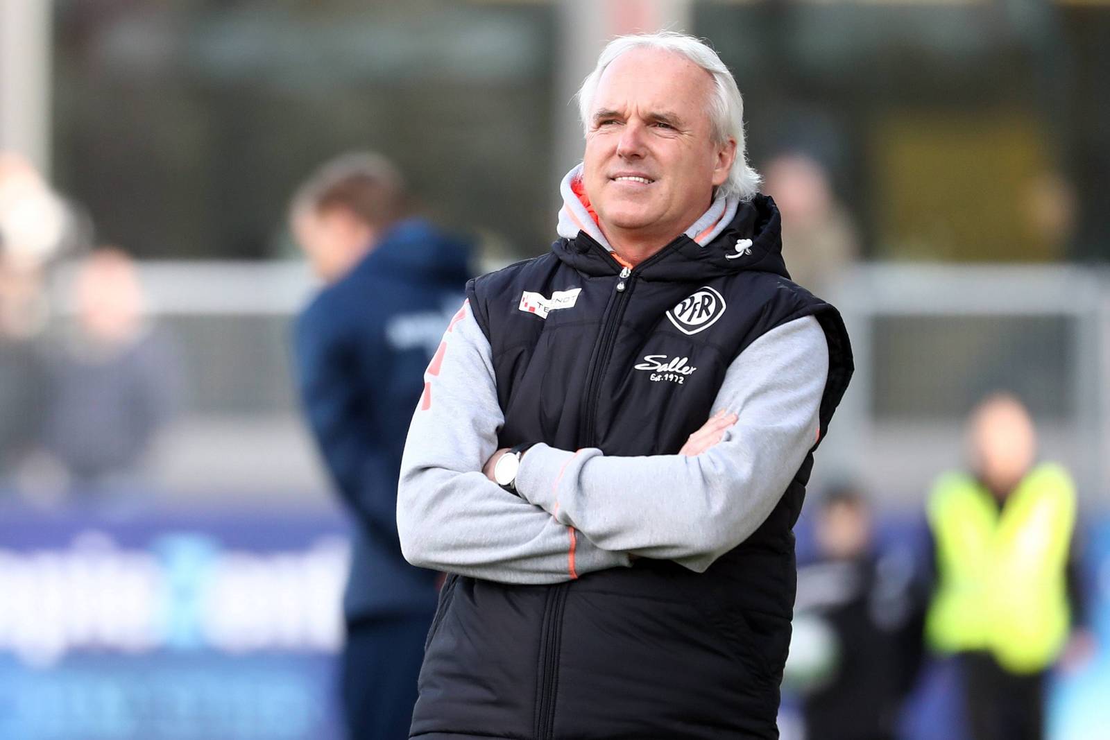 peter vollmann, vfr aalen, 3. liga Peter Vollmann als Trainer vom VfR Aalen