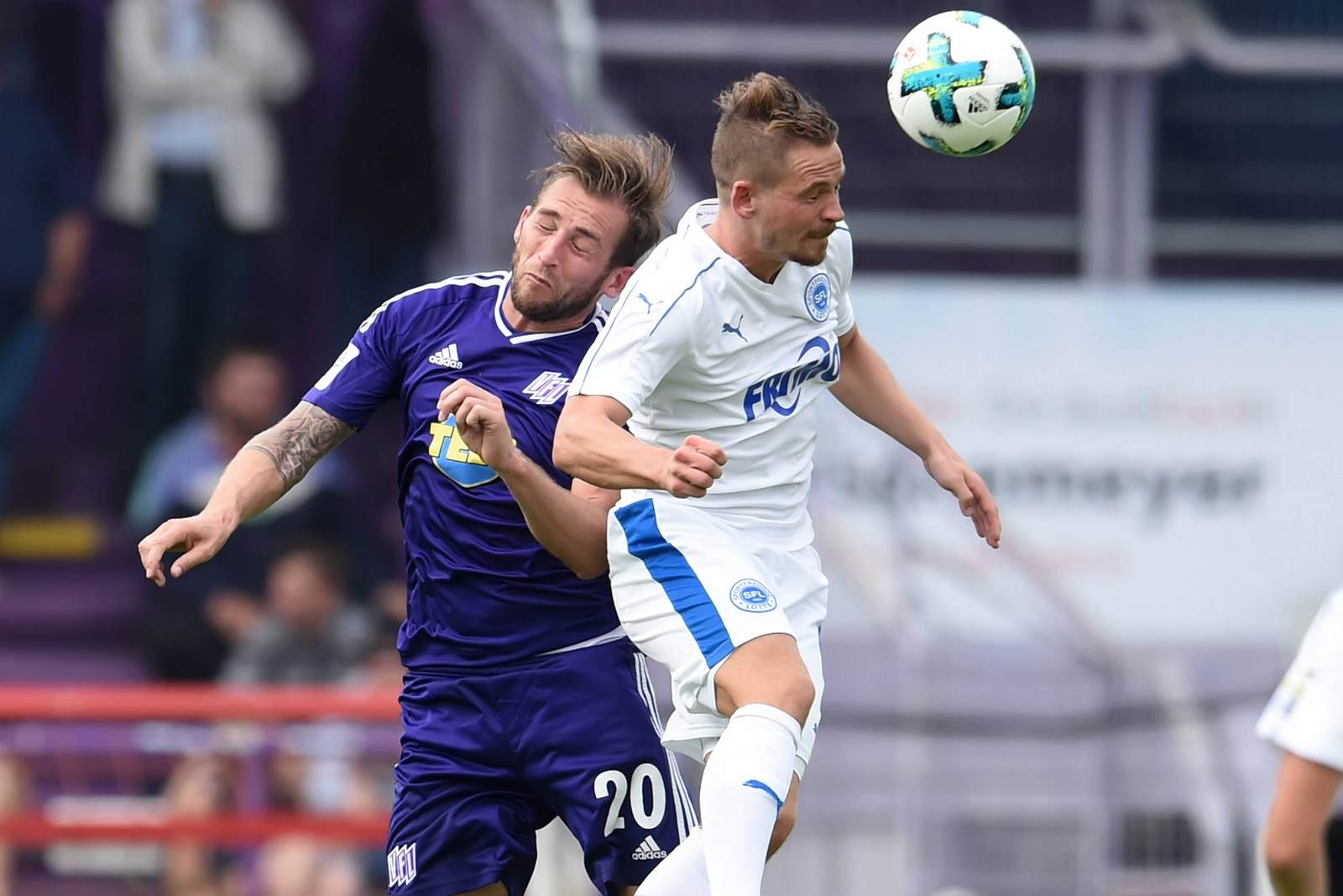 marc heider, kevin freiberger, vfl osnabrück, sportfreunde lotte, 3. liga Marc Heider im Duell mit Kevin Freiberger.