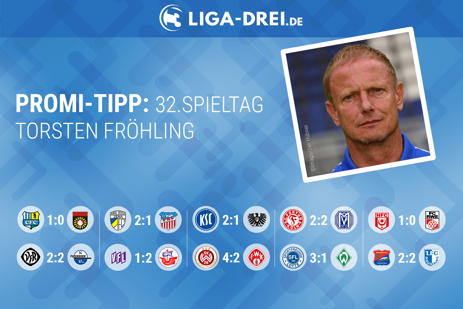 Torsten Fröhling tippt den 32. Spieltag