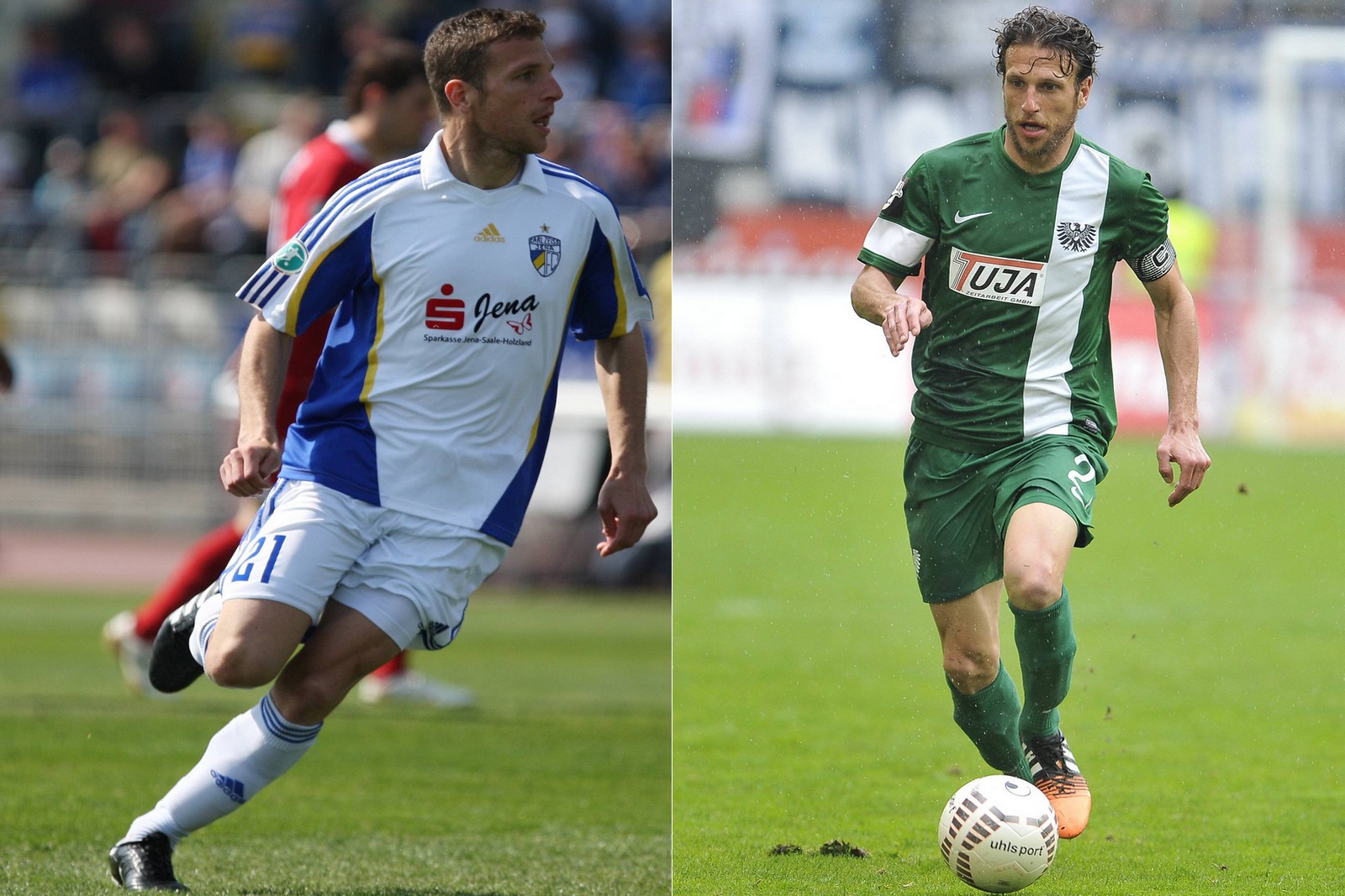 Jens Truckenbrod, Carl Zeiss Jena, Preußen Münster, 3. Liga Jens Truckenbrod im Trikot von Carl Zeiss Jena und Preußen Münster