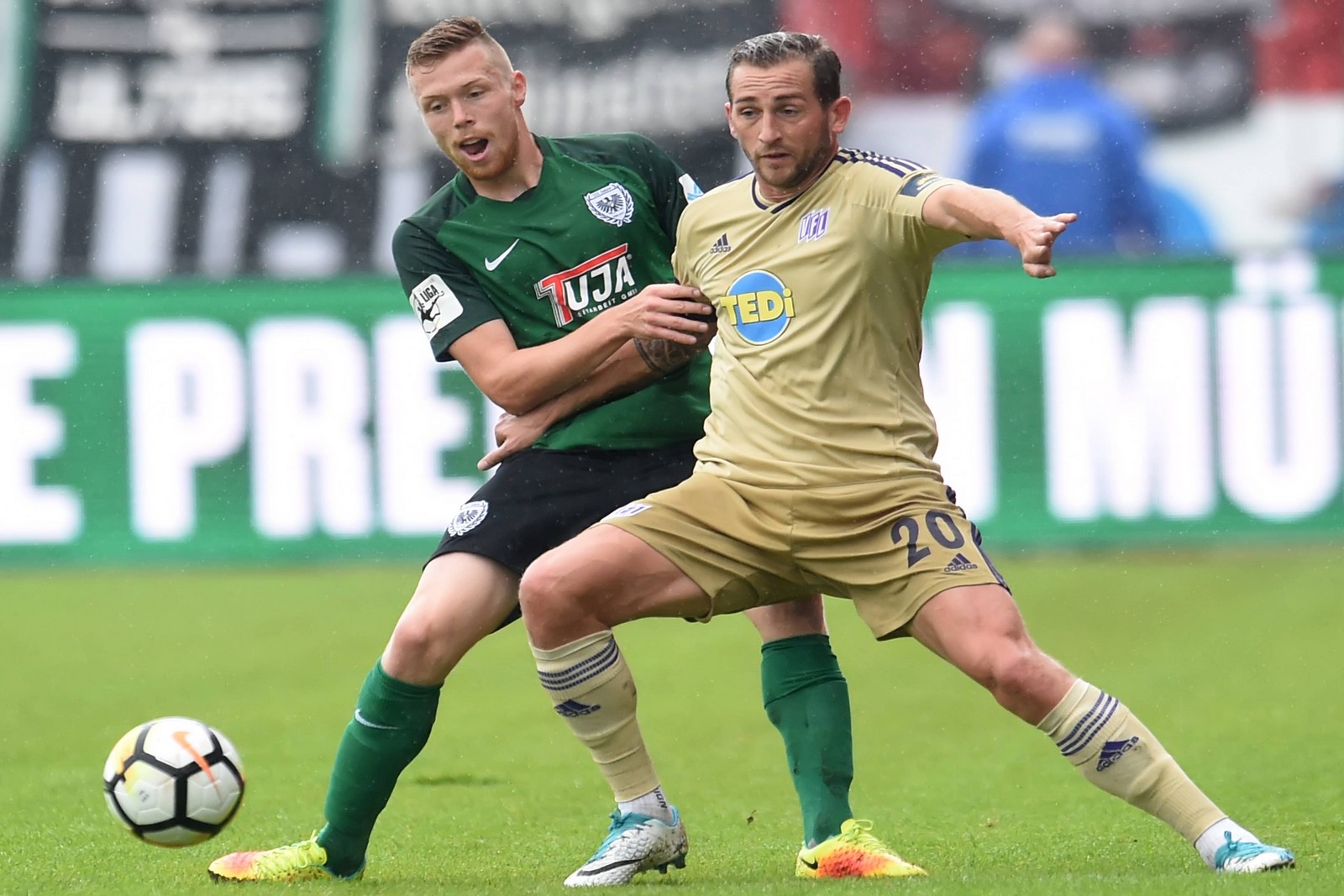 fabian menig, preußen münster, marc heider, vfl osnabrück, 3. liga Fabian Menig gegen Marc Heider