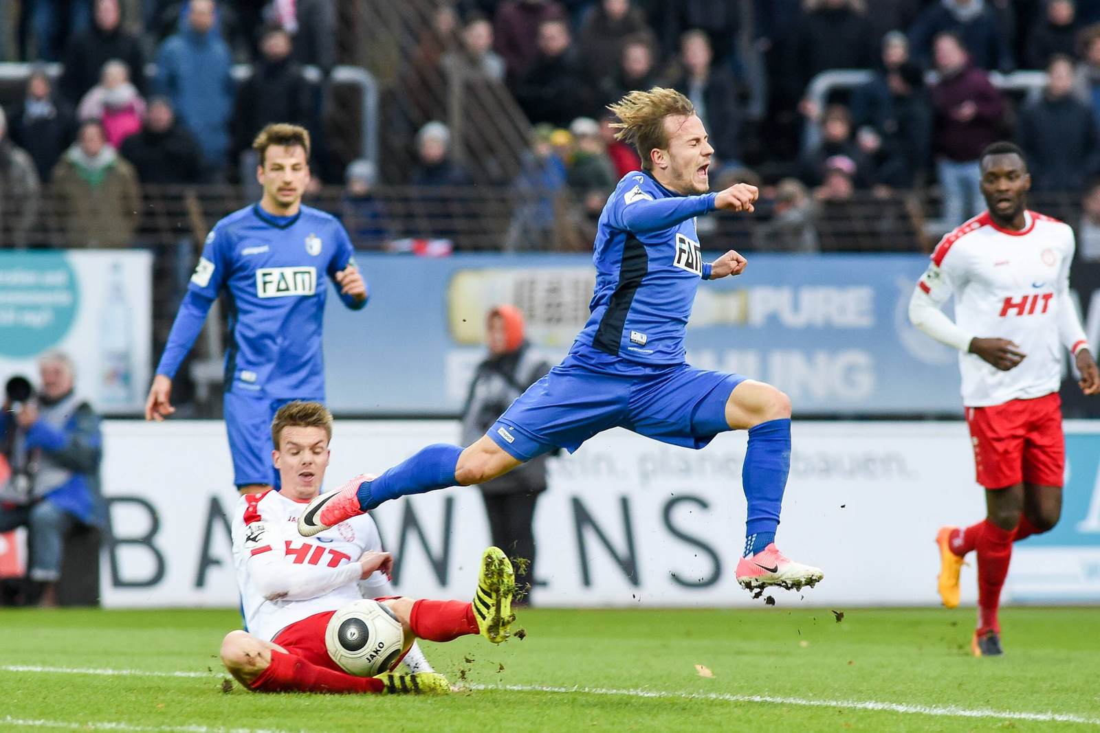 Felix Lohkemper, christopher theisen, fortuna köln, 1 fc magdeburg, 3. liga Felix Lohkemper gegen Christopher Theisen