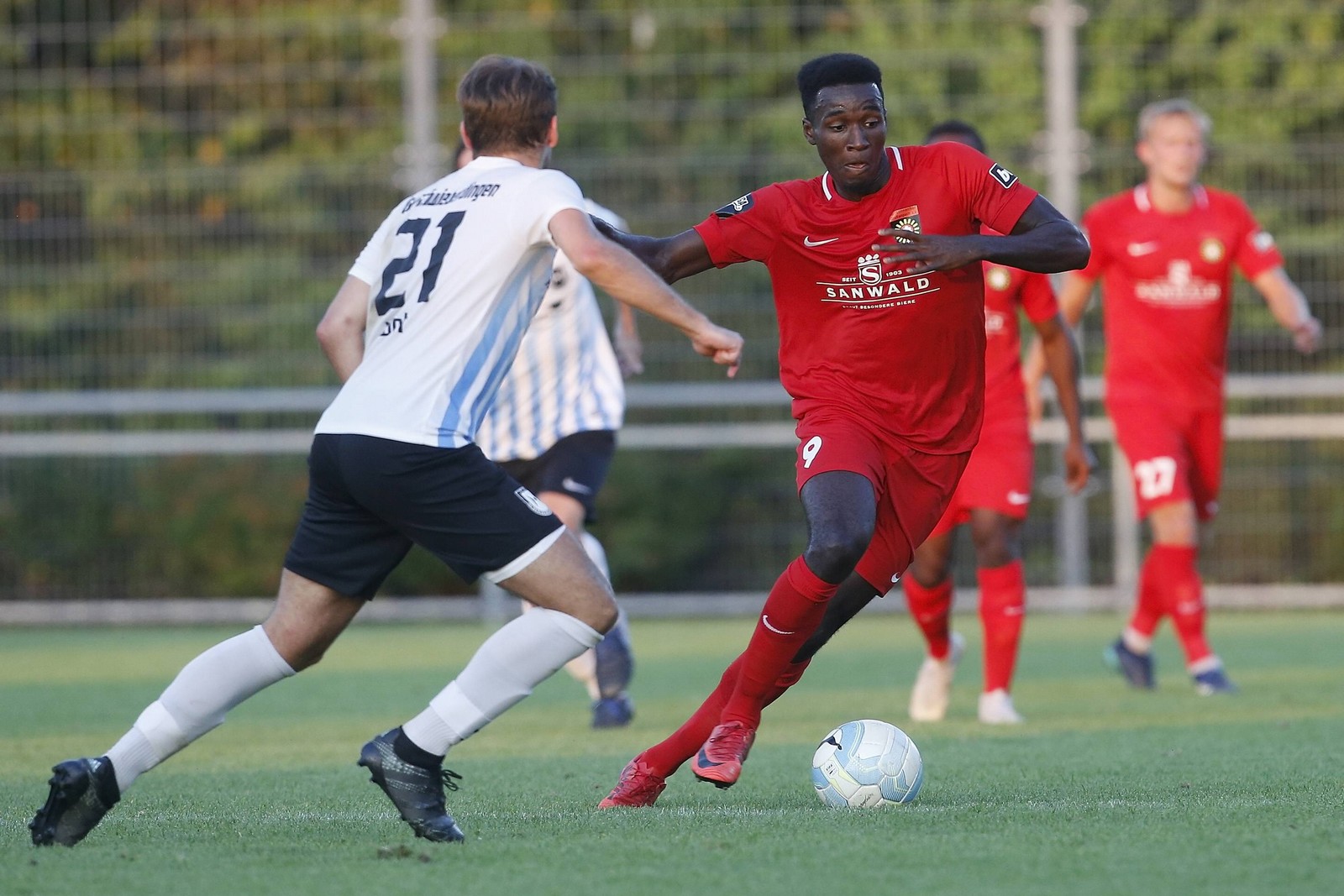 3. liga, mike owusu, großaspach Mike Owusu wartet noch auf sein erstes Tor für Großaspach.