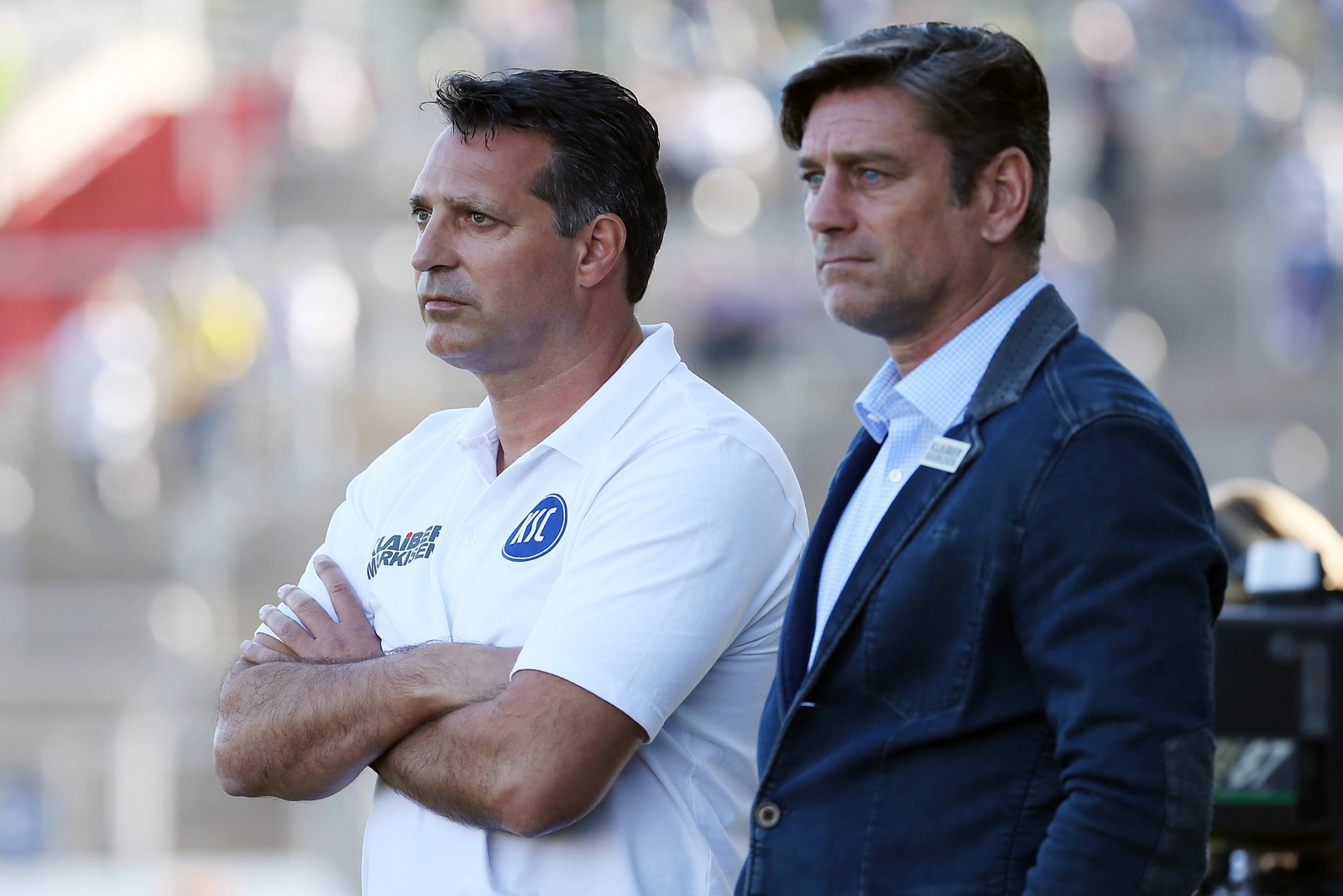 Schwartz, Kreuzer, Karlsruher SC Alois Schwartz und Oliver Kreuzer leiten die Geschicke des KSC