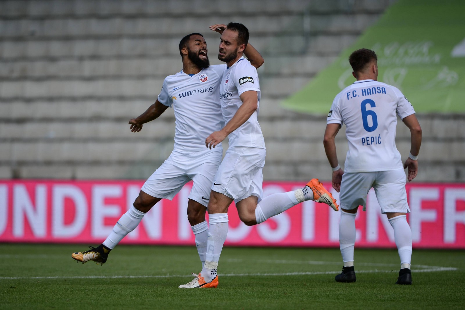 3. liga, hansa rostock, del-angelo williams Bislang schaffte es Del-Angelo Williams erst ein Mal in Hansas Startelf.