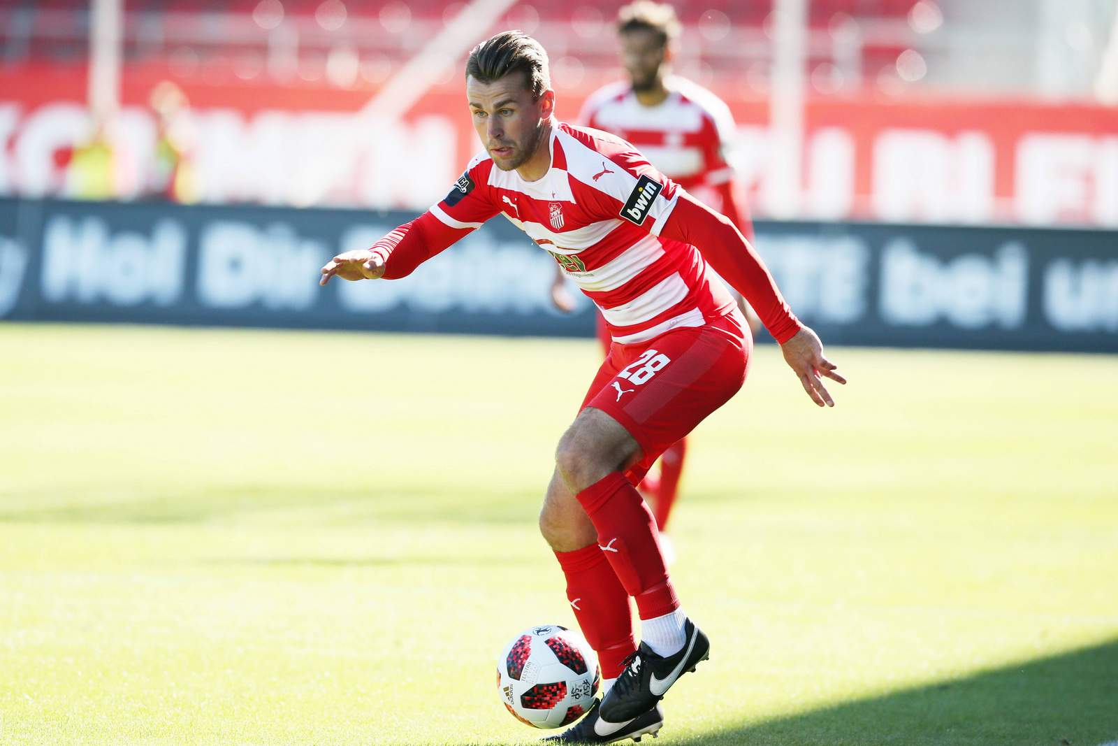 3. Liga, FSV Zwickau, Nils Miatke Nils Miatke kann erst einmal nicht mehr für den FSV Zwickau gegen den Ball treten.