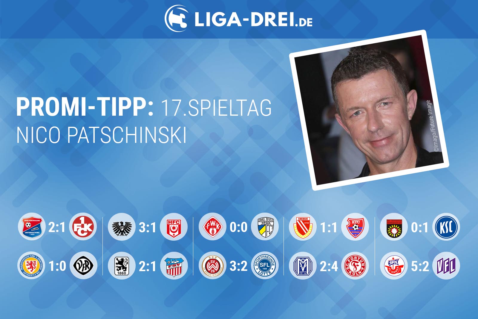 Nico Patschinski beim Promi-Tipp