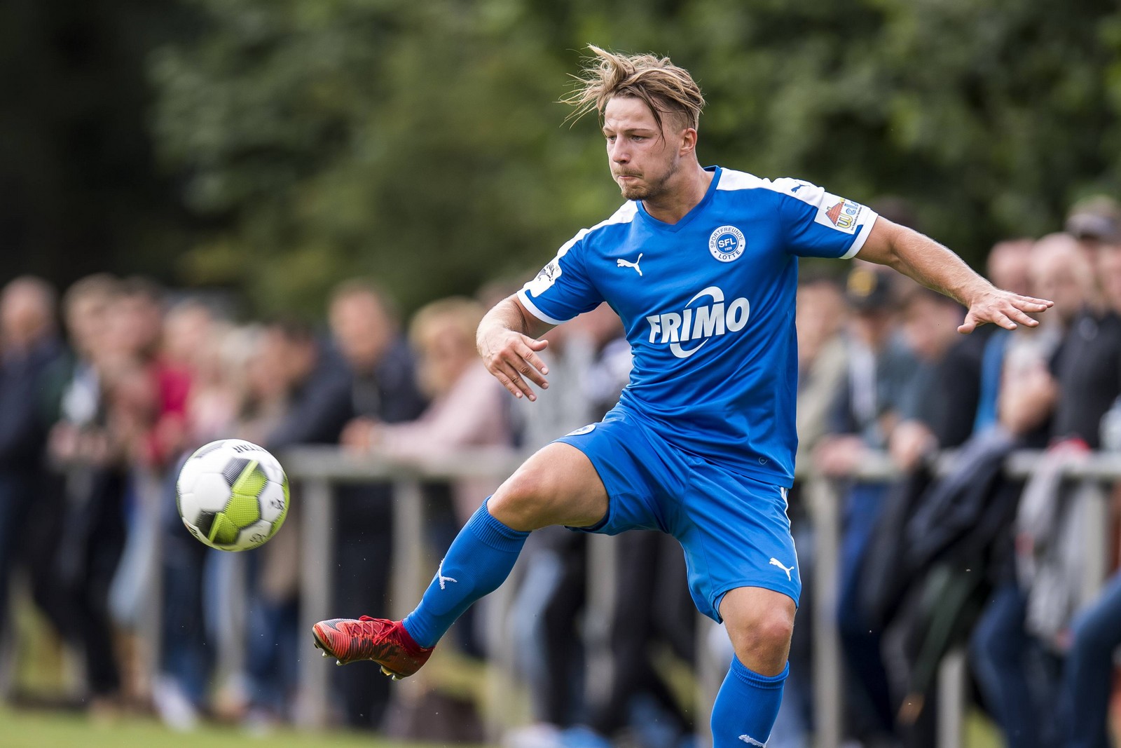 3. liga, sportfreunde lotte, jonas hofmann Jonas Hofmann im Testspiel gegen Wiedenbrück.