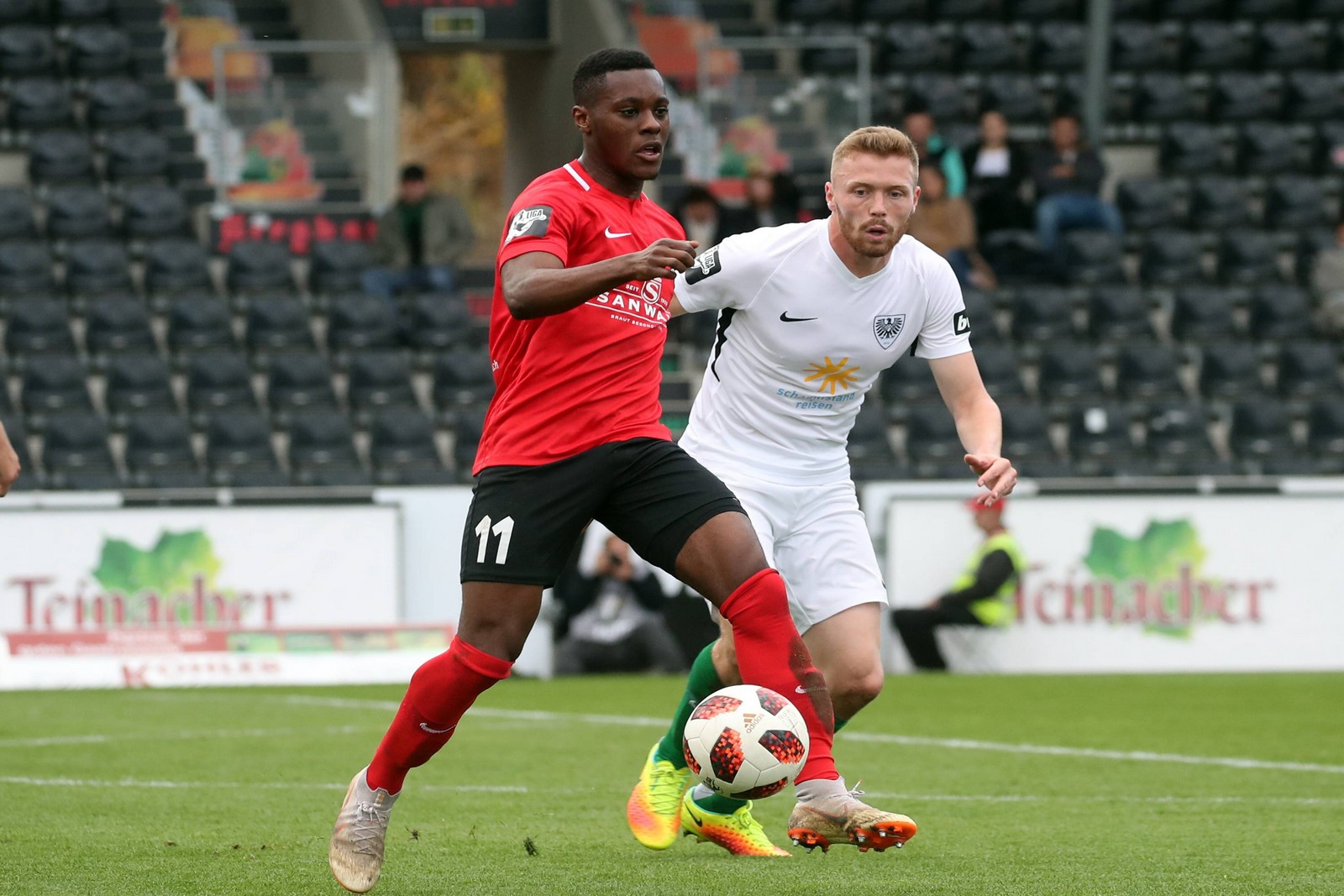 3. liga, sonnenhof großaspach, makana baku Nach 17 Spieltagen hat Baku vier direkte Torbeteiligungen auf seinem Konto.