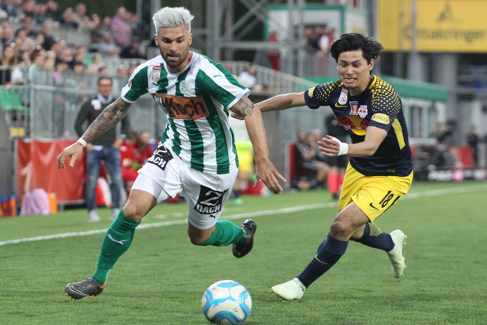 3. liga, sportfreunde lotte, manuel seidl Im Rahmen eines Probetrainings will sich Manuel Seidl für einen Vertrag in Lotte empfehlen.