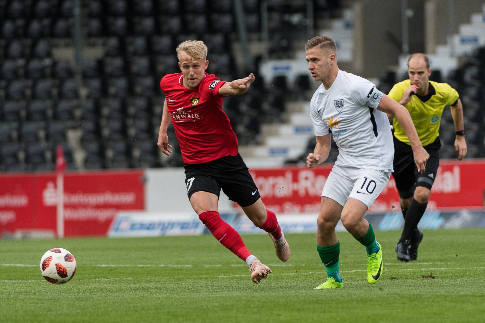 3. liga, sonnenhof großaspach, michael vitzthum Der Linksverteidiger wurde erfolgreich zum defensiven Mittelfeldspieler umgeschult.