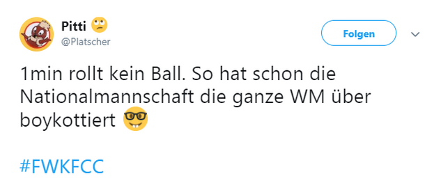 Tweet zu Würzburg gegen Jena