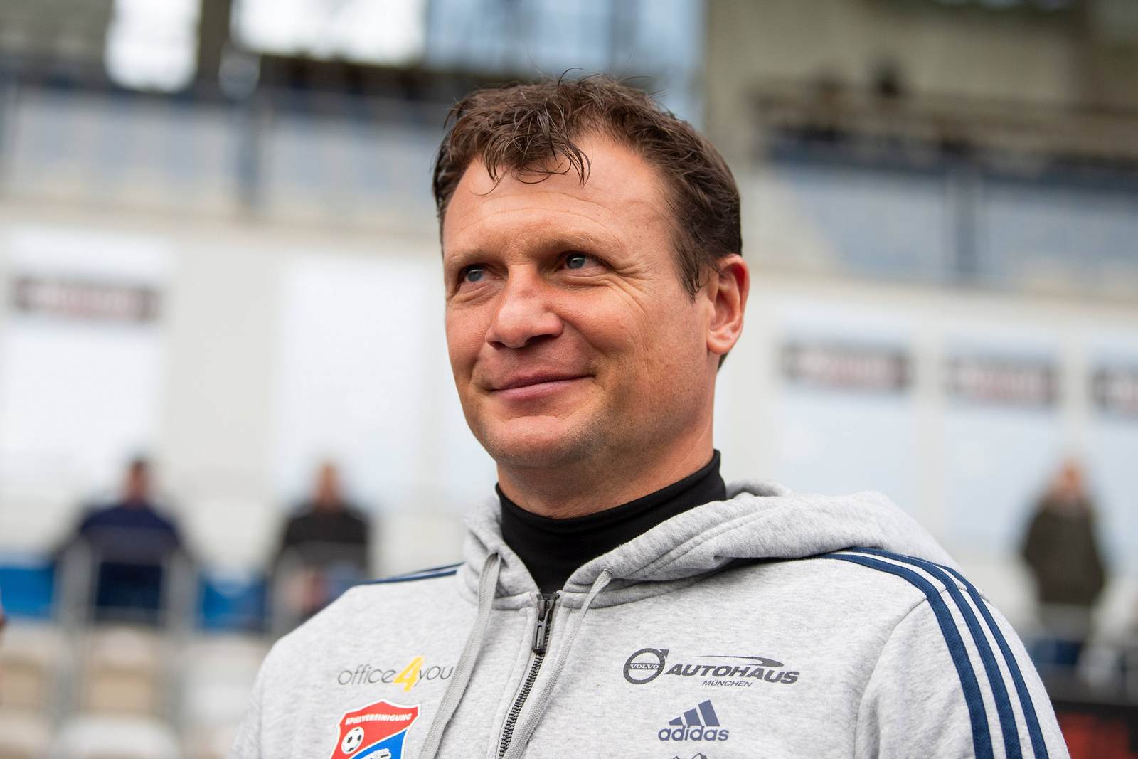 claus schromm, spvgg unterhaching, 3. liga Claus Schromm als Trainer der SpVgg Unterhaching