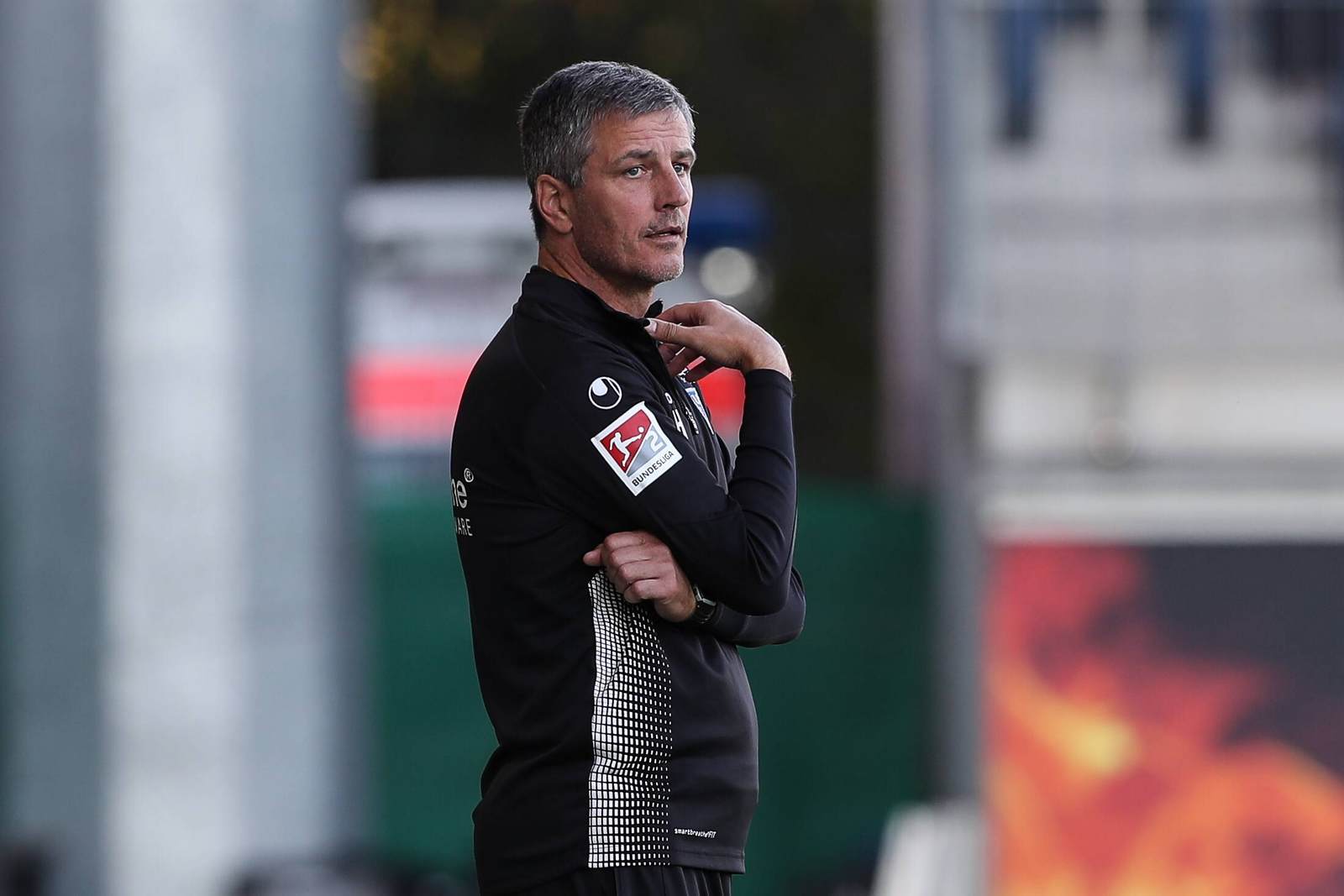 jens härtel, 2. bundesliga, 1 fc magdeburg Jens Härtel an der Seitenlinie beim 1. FC Magdeburg