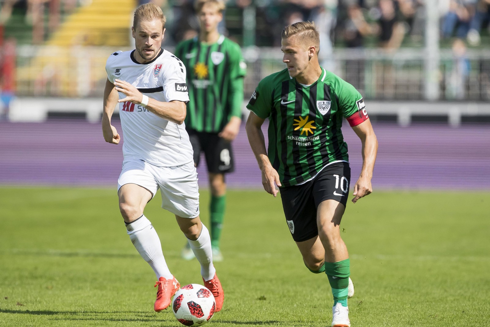 Beister, Uerdingen, Kobylanski, Münster, 3. Liga Maximilian Besiter vom KFC Uerdingen gegen Martin Kobylanski von Preußen Münster