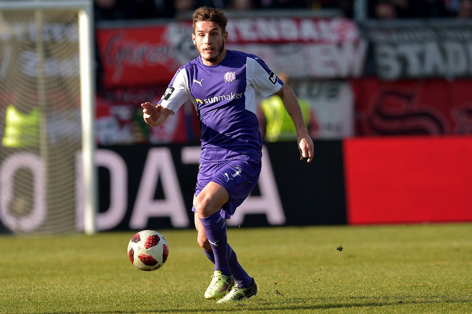3. liga, vfl osnabrück, bashkim ajdini Bashkim Ajdini im Spiel gegen Halle.