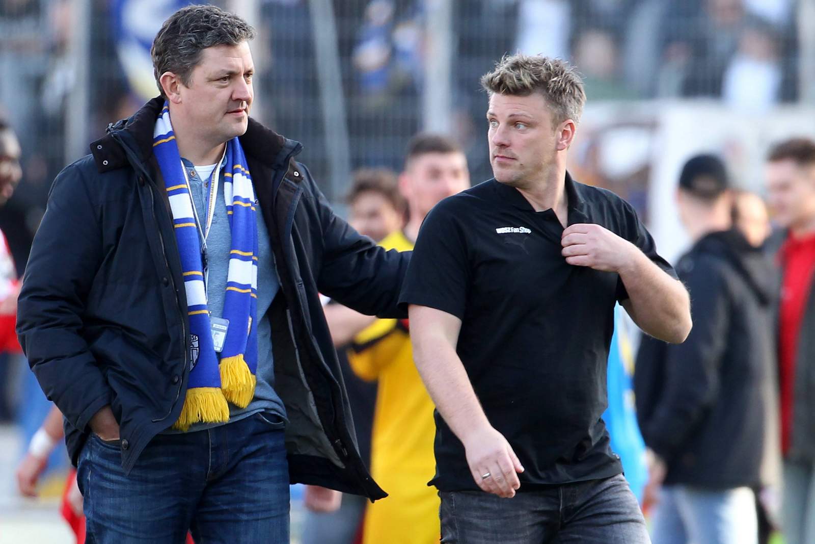 förster kwasniok jena 3.liga Chris Förster und Lukas Kwasniok vom FC Carl Zeiss Jena