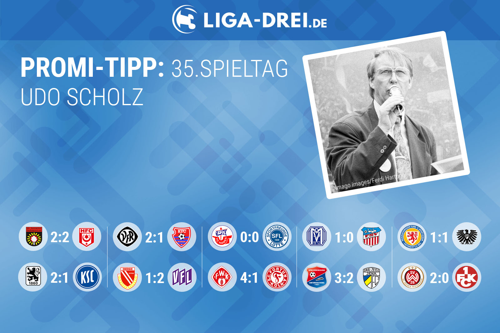Udo Scholz beim Promi-Tipp