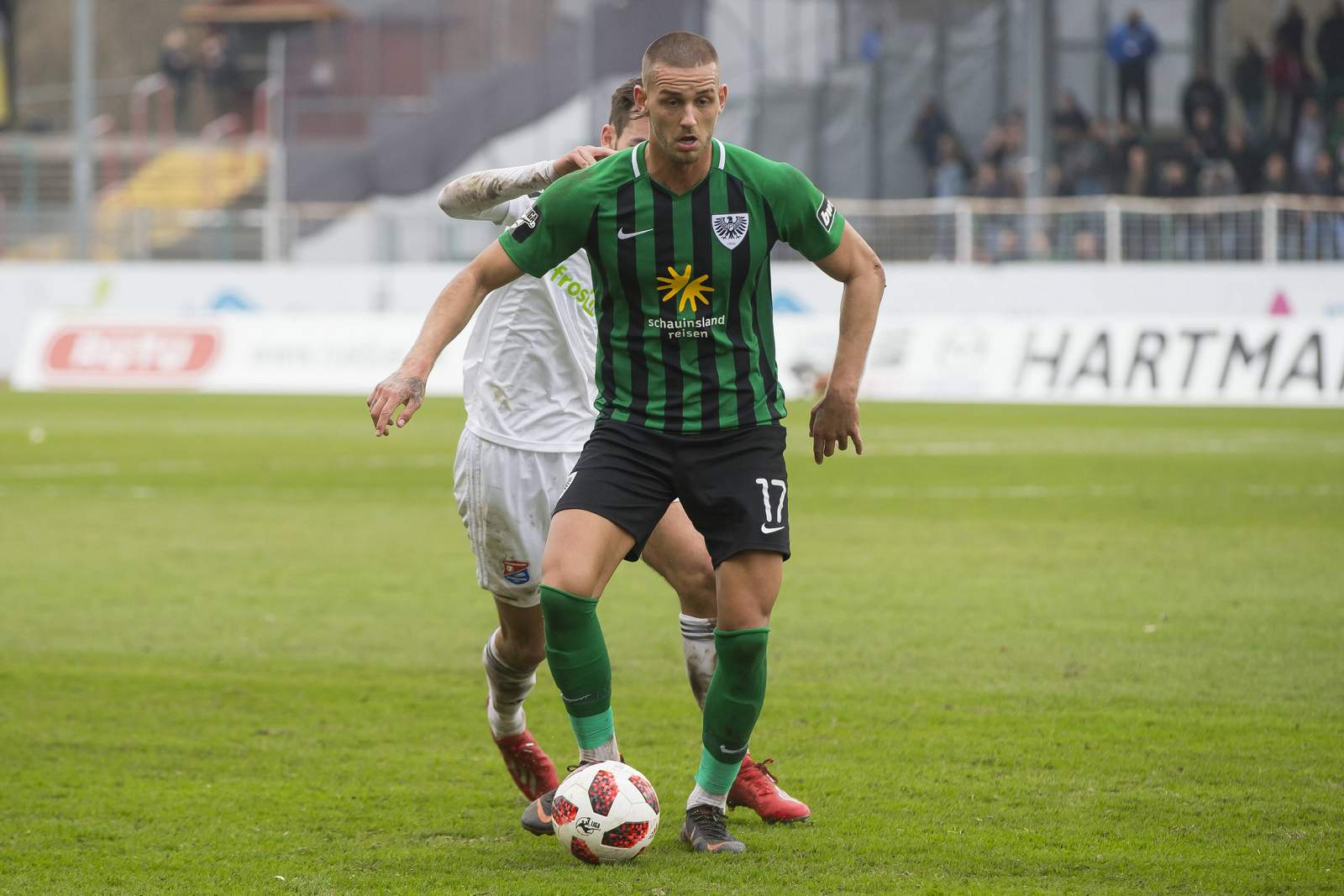 3. liga, preußen münster, rene klingenburg René Klingenburg in Aktion.