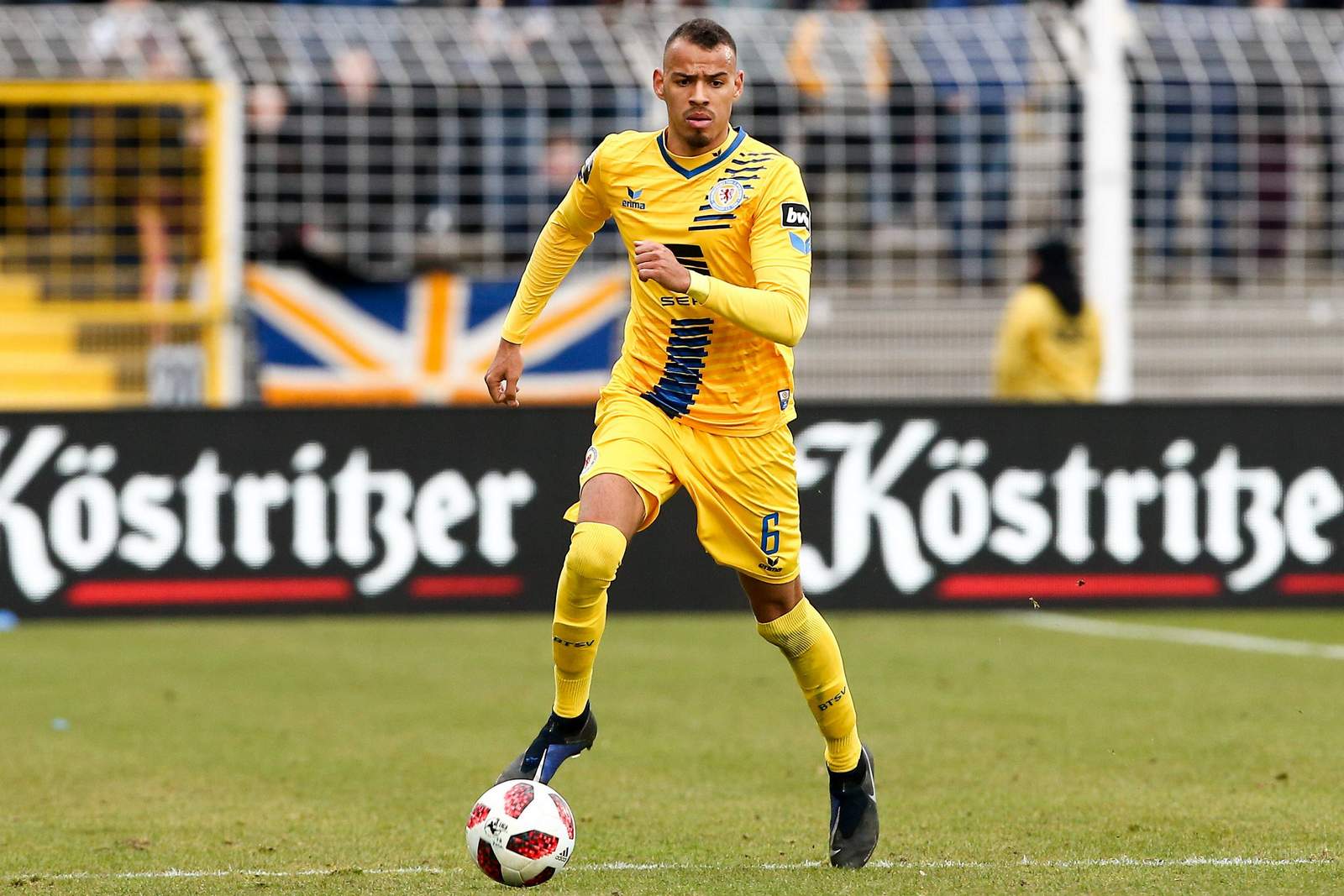 3. liga, eintracht braunschweig, steffen nkansah Steffen Nkansah im BTSV-Dress.