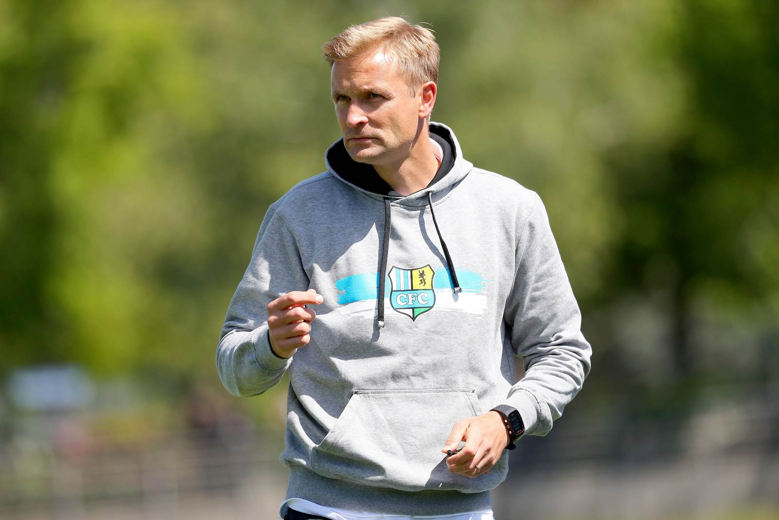 david bergner, chemnitzer fc, 3. liga David Bergner als Trainer des Chemnitzer FC
