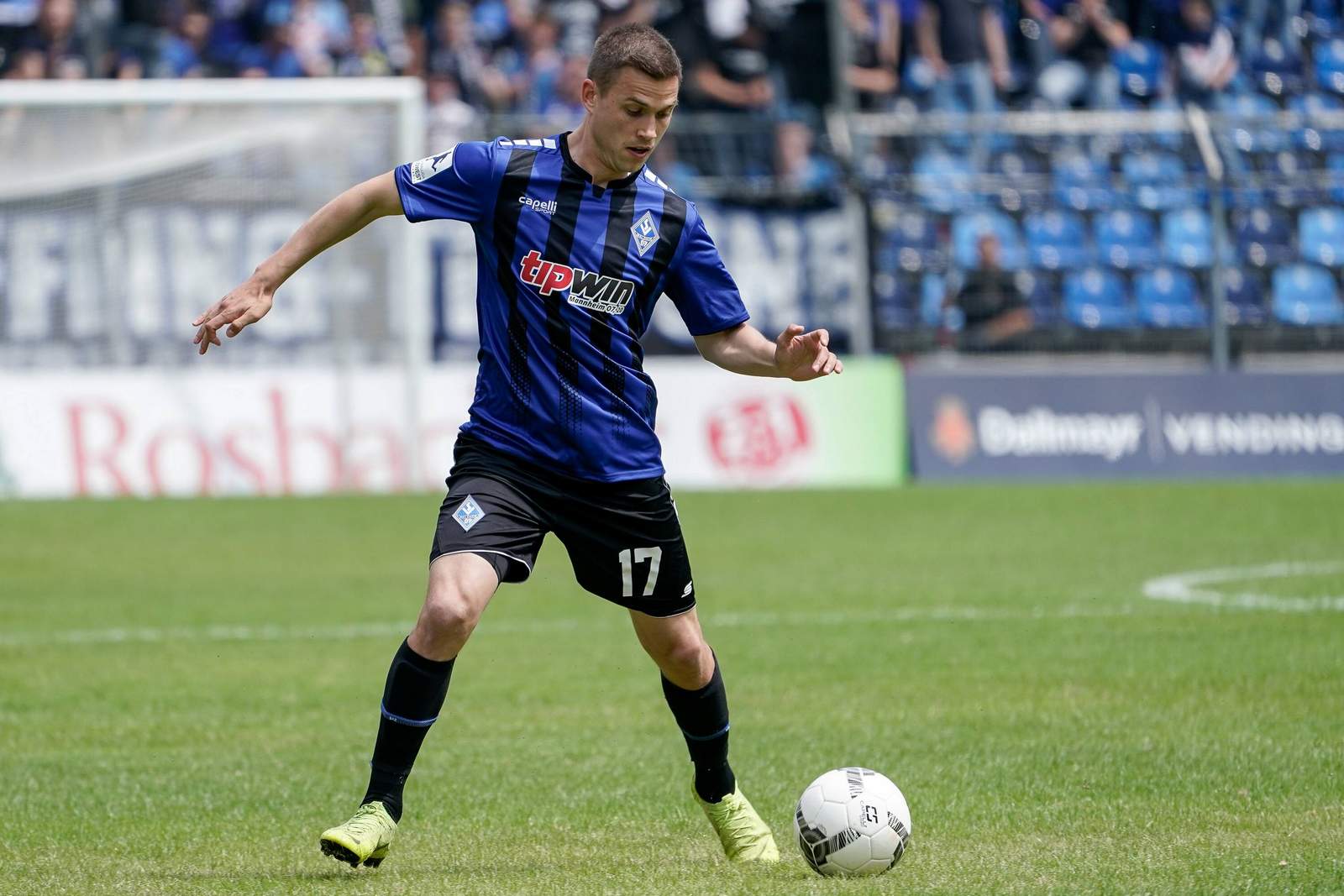 3. liga, waldhof mannheim, gianluca korte Gianluca Korte im Waldhof-Dress.