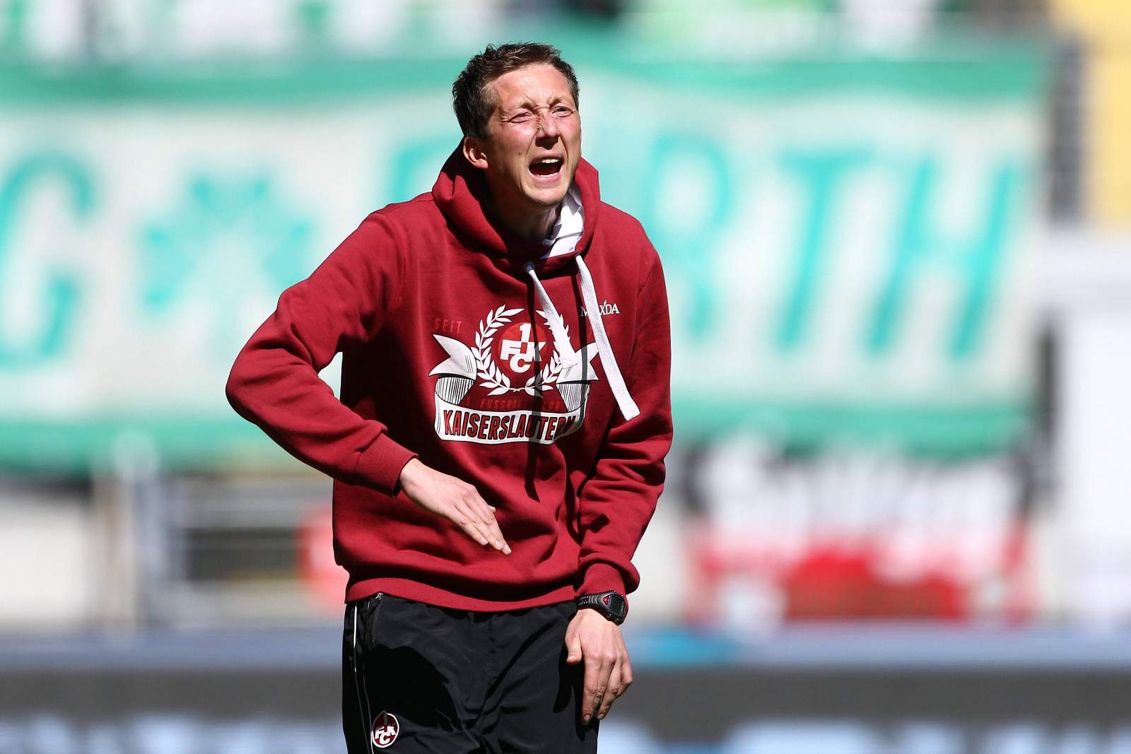 fünfstück kaiserslautern 3.liga Konrad Fünfstück bei Spiel vom 1.FC Kaiserslautern
