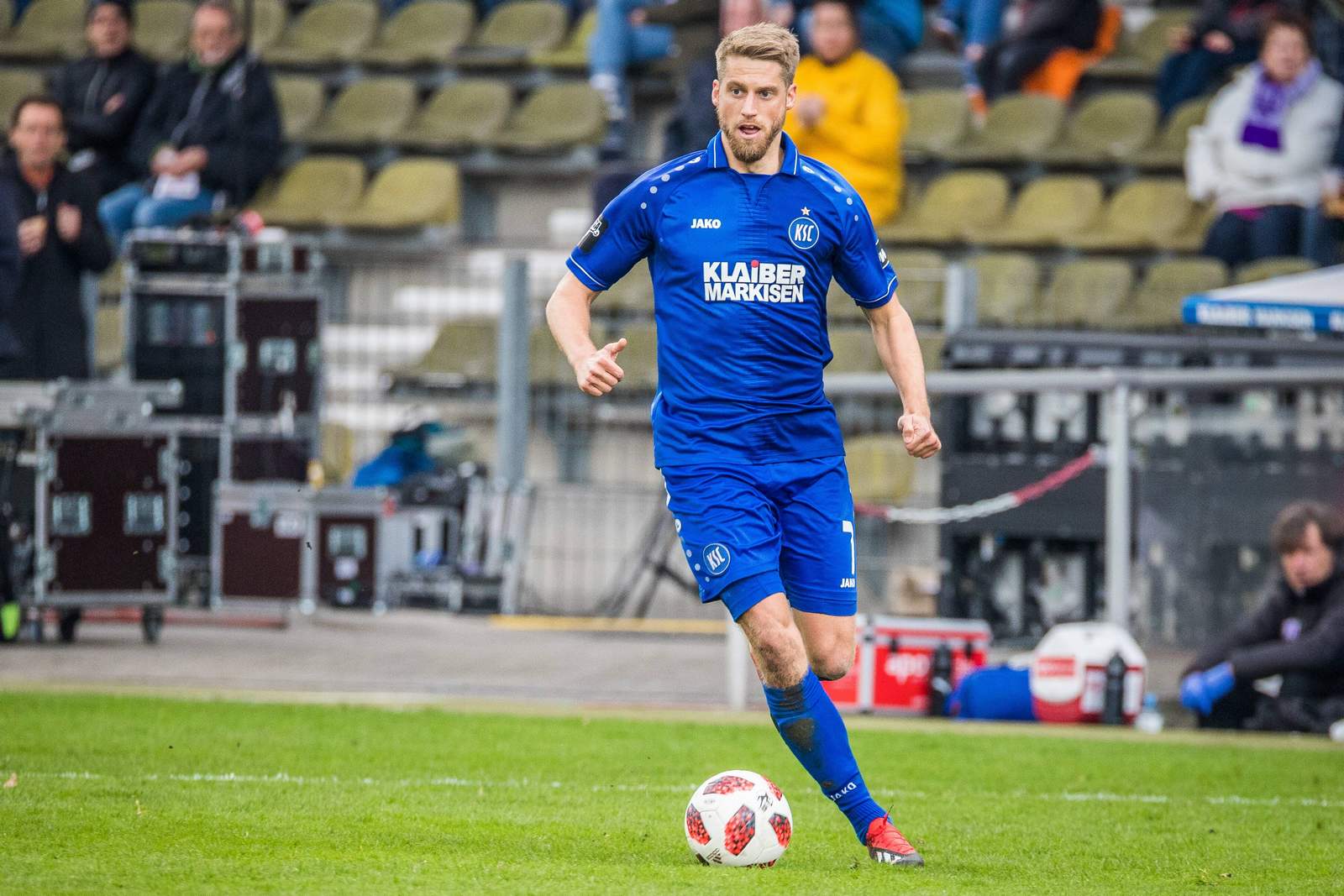 3. liga, ksc, marc lorenz Marc Lorenz in Aktion.