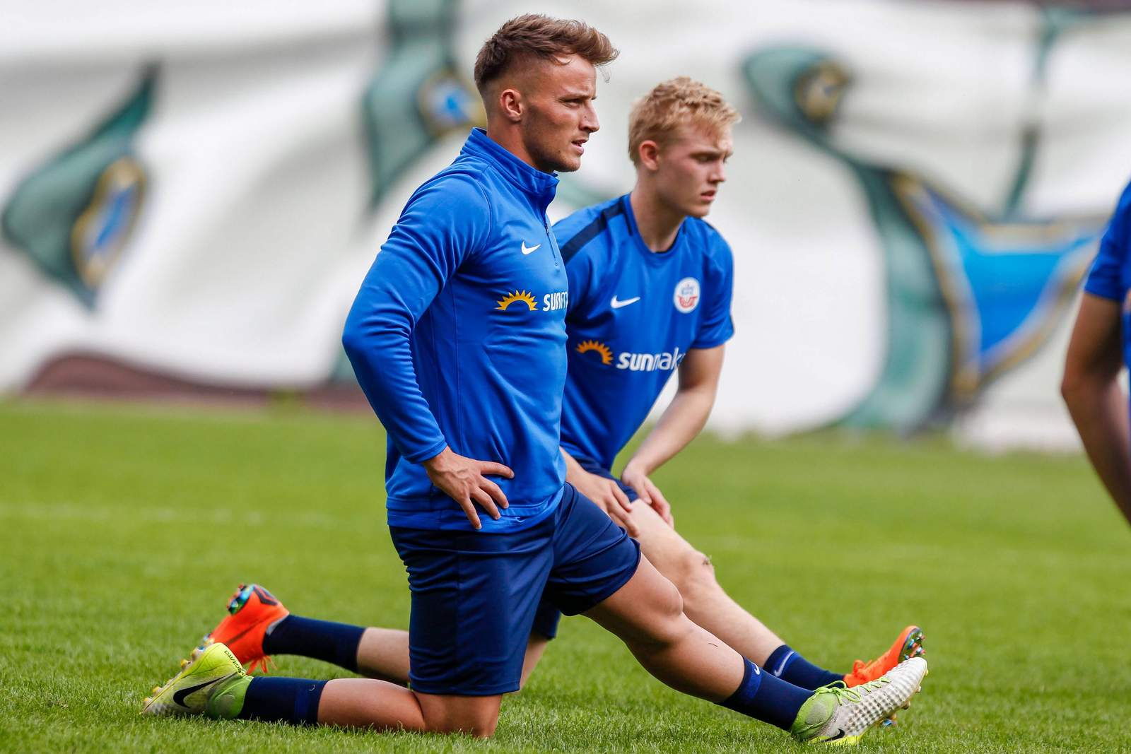 3. liga, hansa rostock, mirnes pepic Mirnes Pepic im Training.