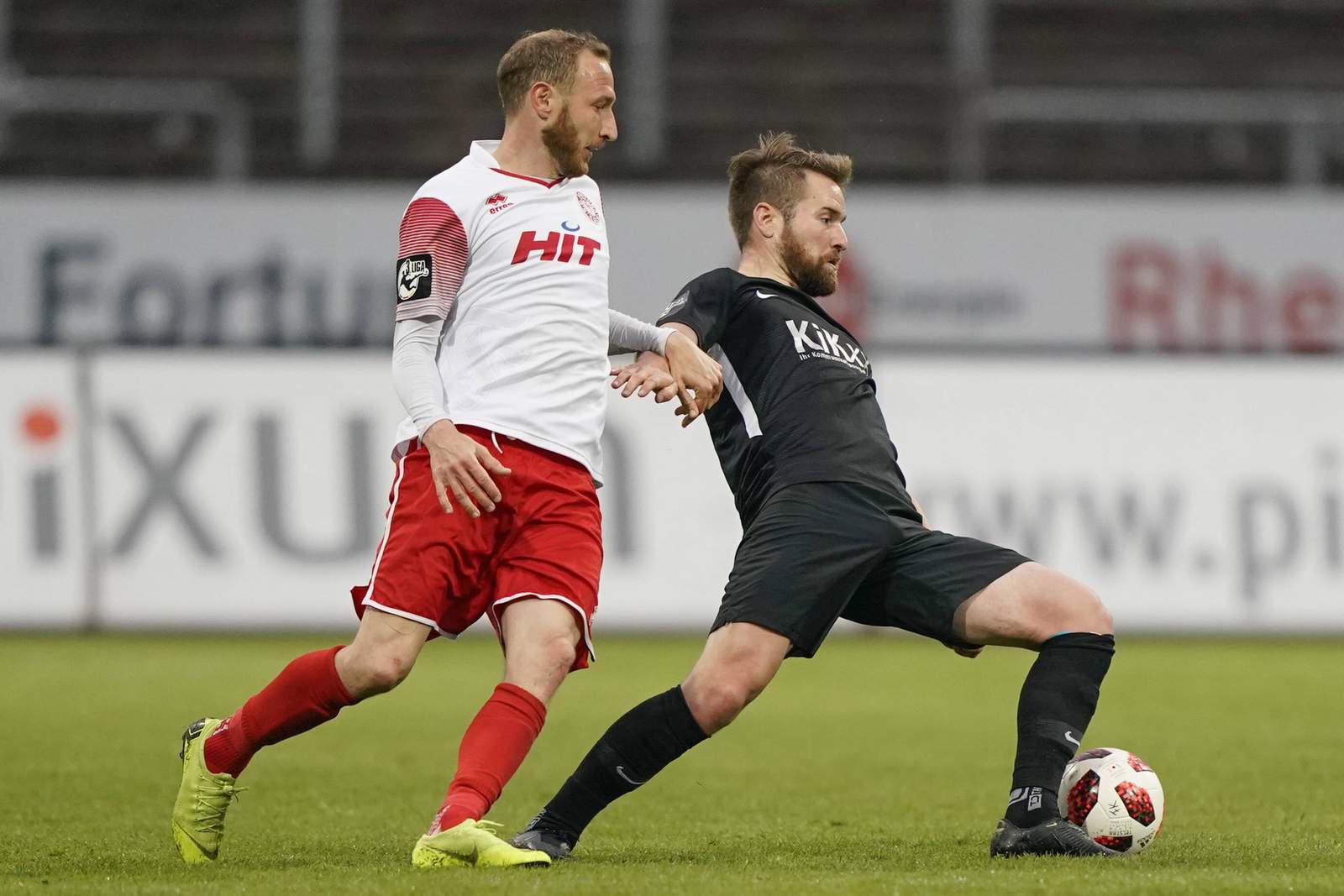 3. liga, fortuna köln, moritz hartmann, sv meppen, thilo leugers Moritz Hartmann gegen Thilo Leugers.