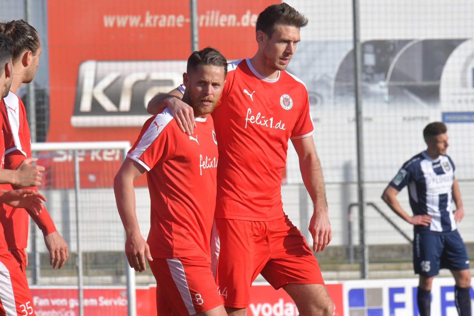 Mike Wunderlich, Tobias Willers, Viktoria Köln, 3. liga Mike Wunderlich und Tobias Willers von Viktoria Köln