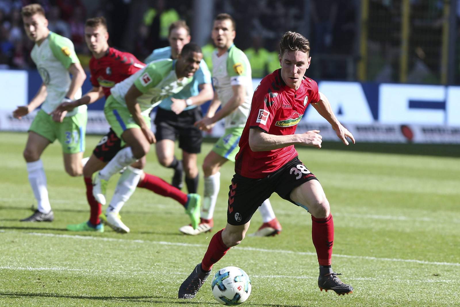 kath freiburg bundesliga Florian Kath beim Spiel Freiburg gegen Wolfsburg