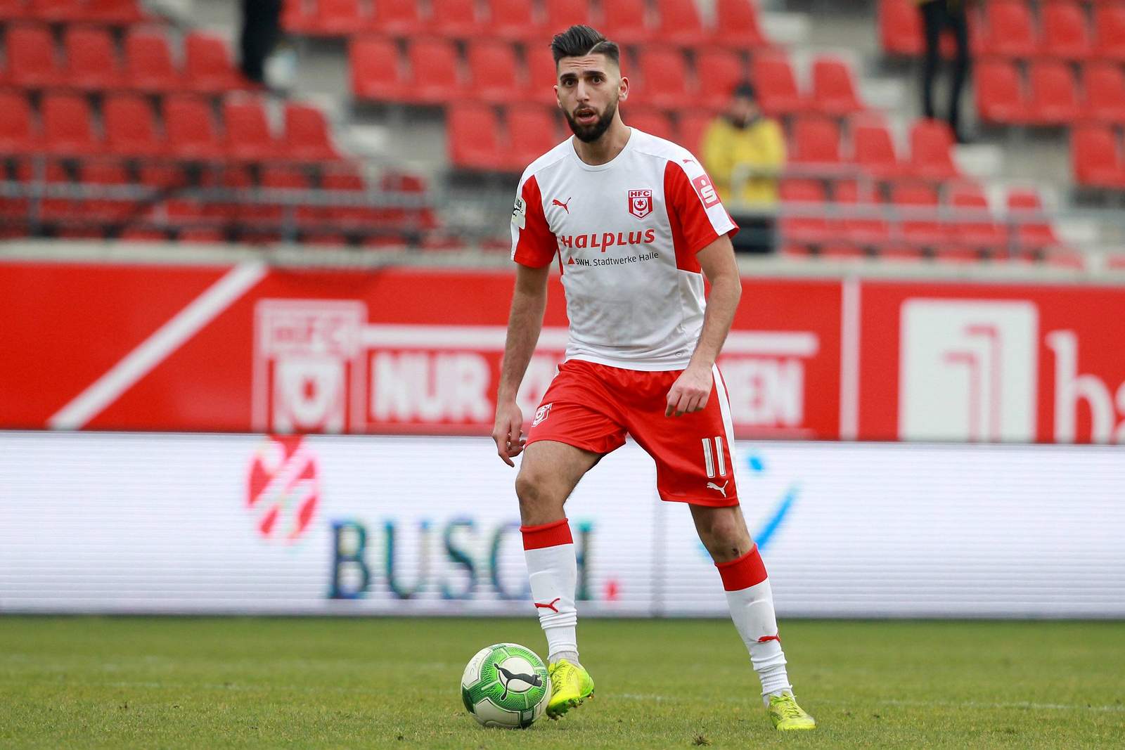 Hilal El-Helwe, hfc, 3. liga Hilal El-Helwe beim HFC