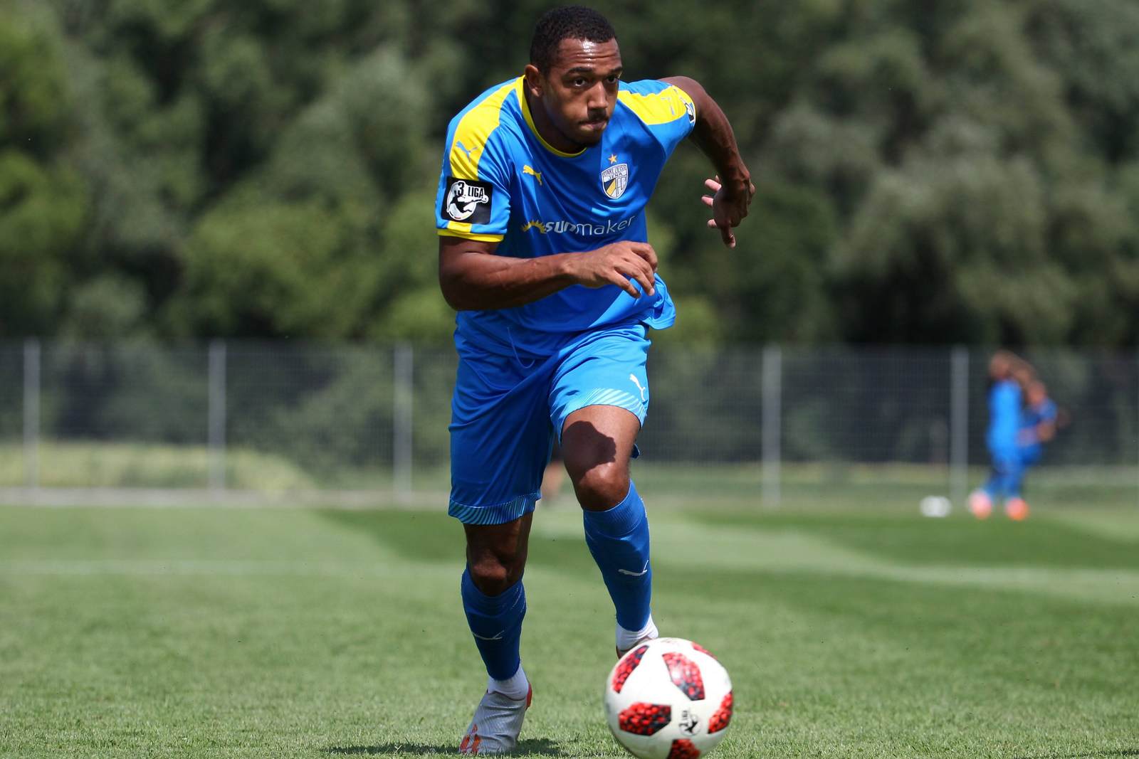 anton donkor, carl zeiss jena, 3. liga Anton Donkor am Ball für Carl Zeiss Jena