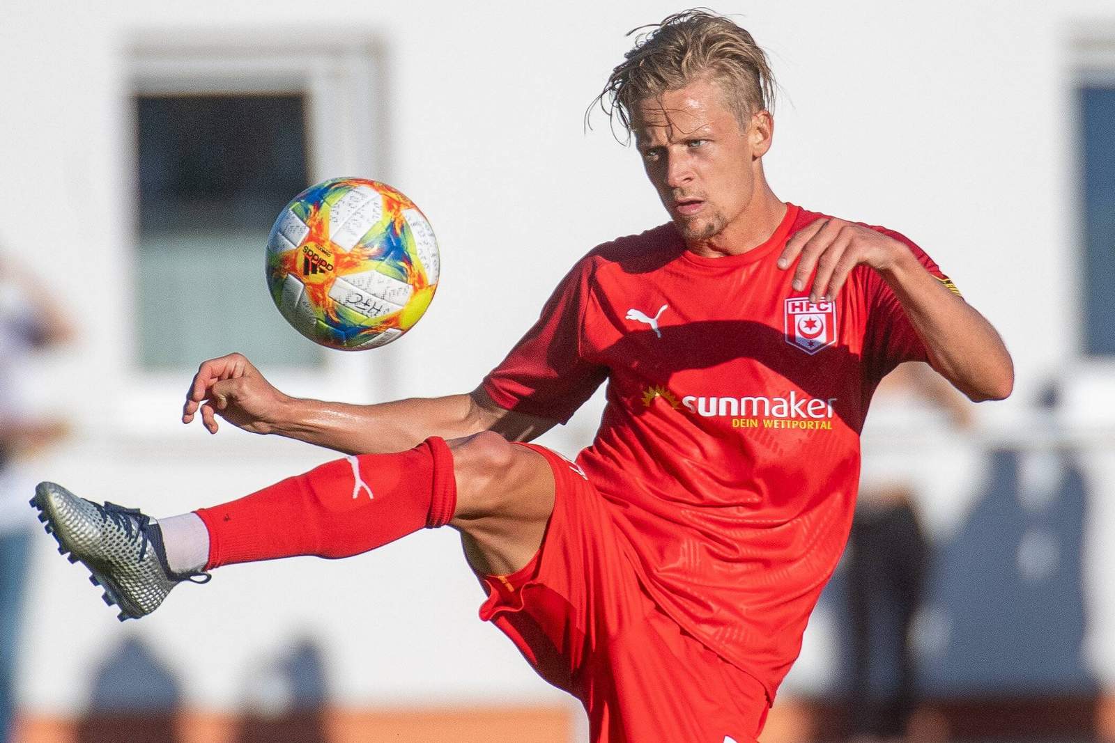 3. liga, hallescher fc, bentley baxter bahn Bentley Baxter Bahn im Test gegen Stedten.