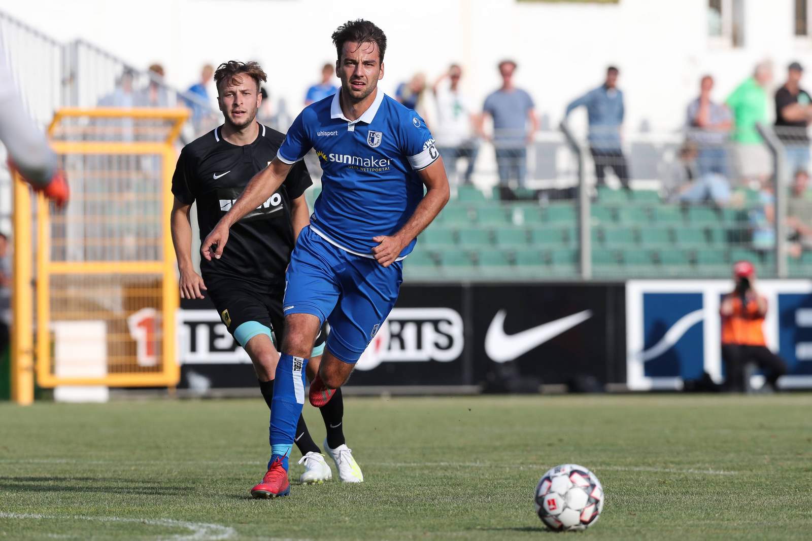 3. liga, 1. fc magdeburg, christian beck Christian Beck im Test gegen Chemie Leipzig.