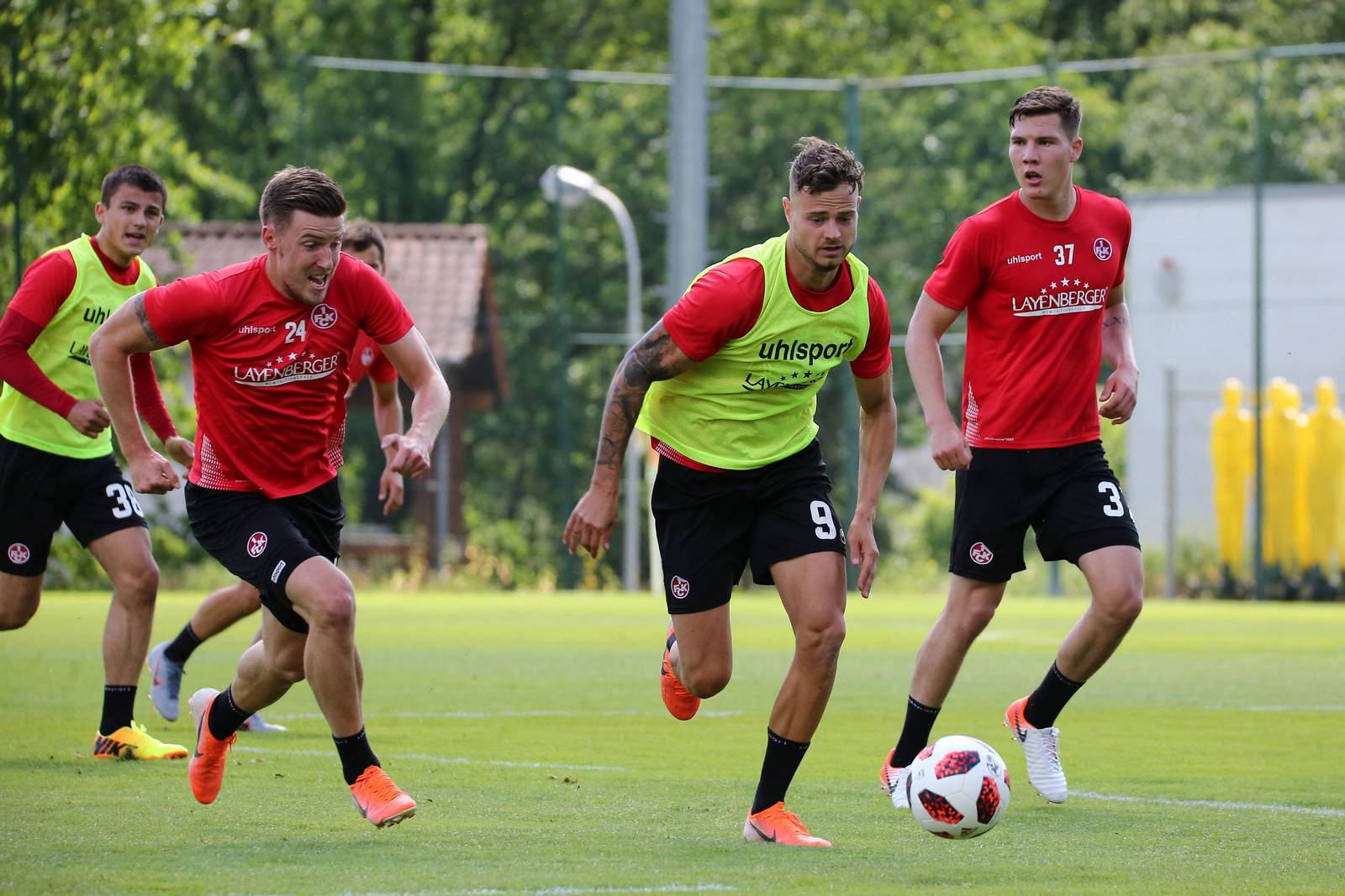 christian kühlwetter, timmy thiele, 3. liga, 1 fc kaiserslautern Christian Kühlwetter und Timmy Thiele beim Sprint