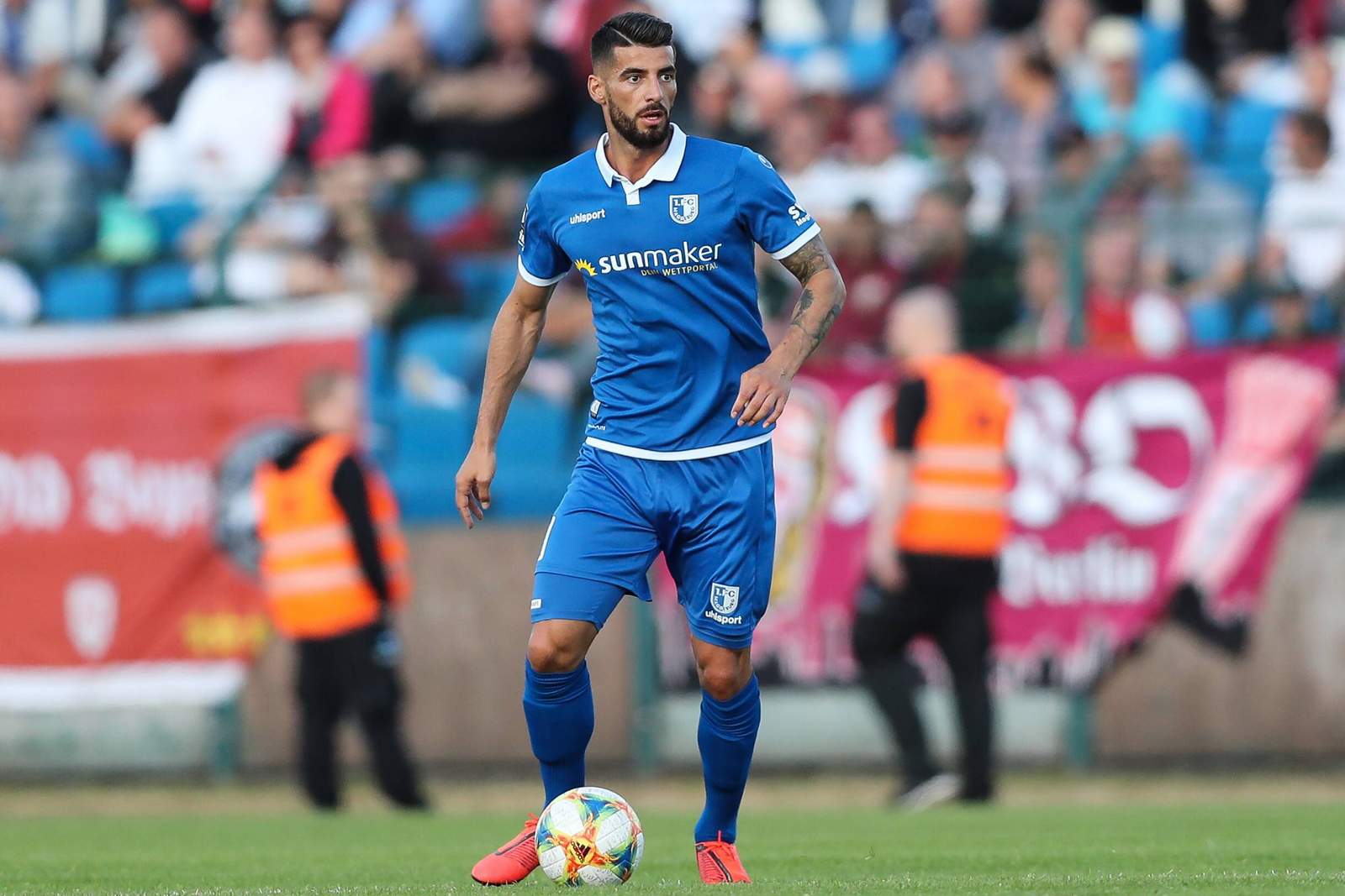 3. liga, 1. fc magdeburg, juergen gjasula Jürgen Gjasula im FCM-Dress.